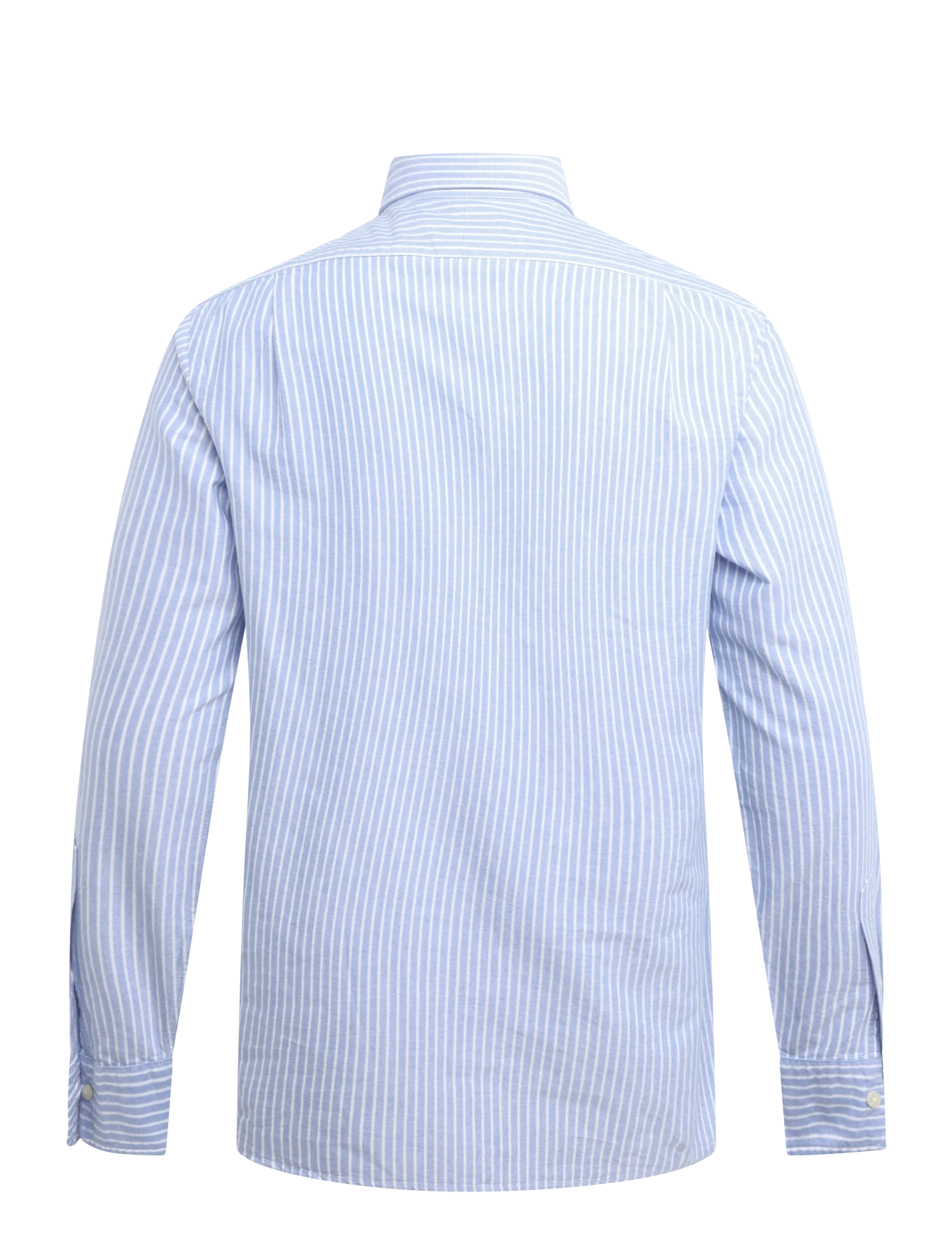 Polo Ralph Lauren - Custom Fit Striped Oxford Shirt - randiga skjortor - 7346a blue white - 1