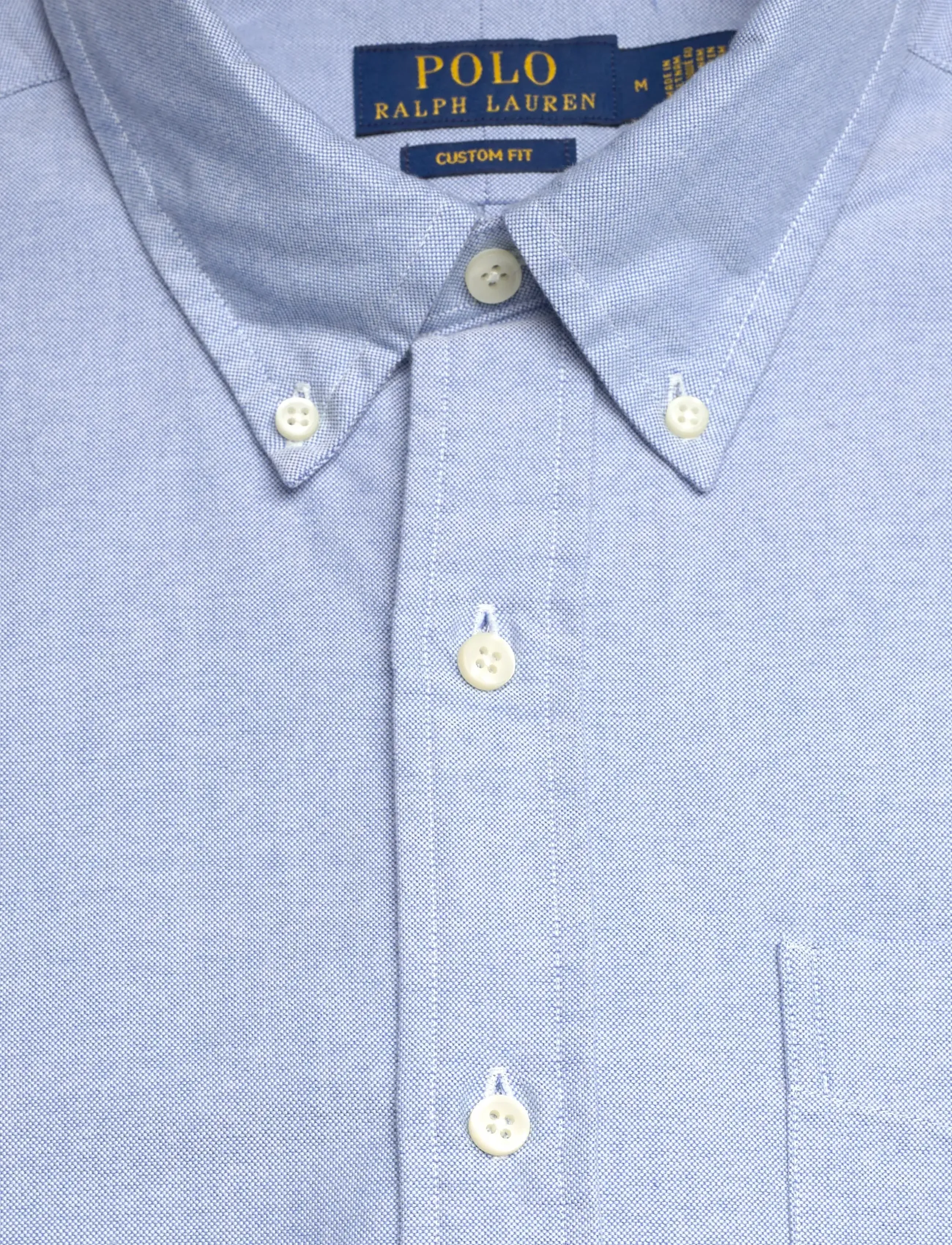 Polo Ralph Lauren - Custom Fit Polo Bear Oxford Shirt - 6885 bsr blue her - 2