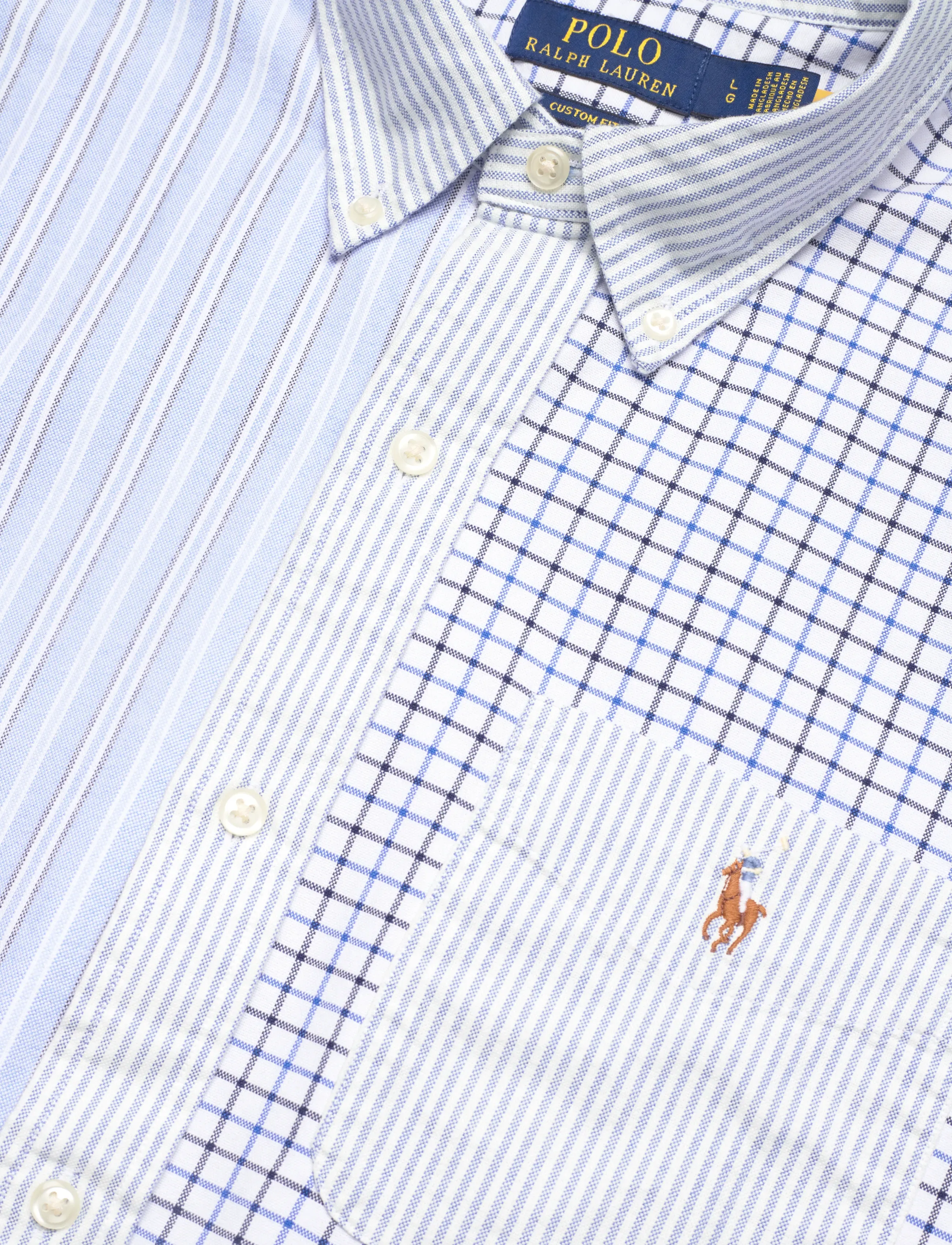 Polo Ralph Lauren - Custom Fit Oxford Fun Shirt - casual hemden - 6978 head of char - 3