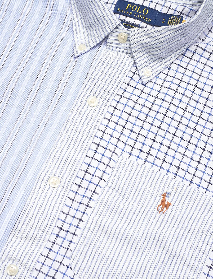 Polo Ralph Lauren - Custom Fit Oxford Fun Shirt - casual hemden - 6978 head of char - 3