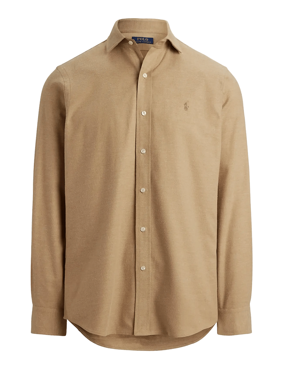 Polo Ralph Lauren - Custom Fit Performance Twill Shirt - chemises décontractées - 6545l grey cloud - 1