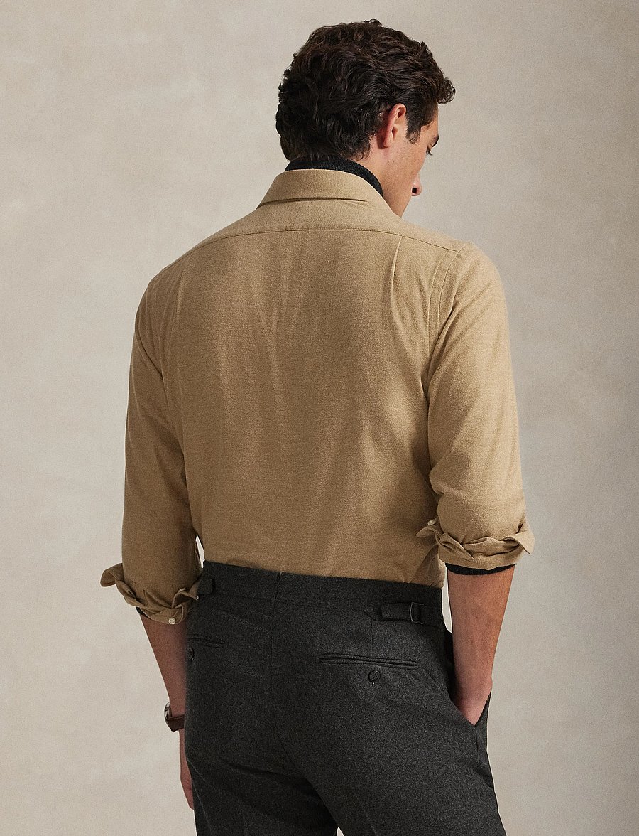 Polo Ralph Lauren - Custom Fit Performance Twill Shirt - chemises décontractées - 6545l grey cloud - 2