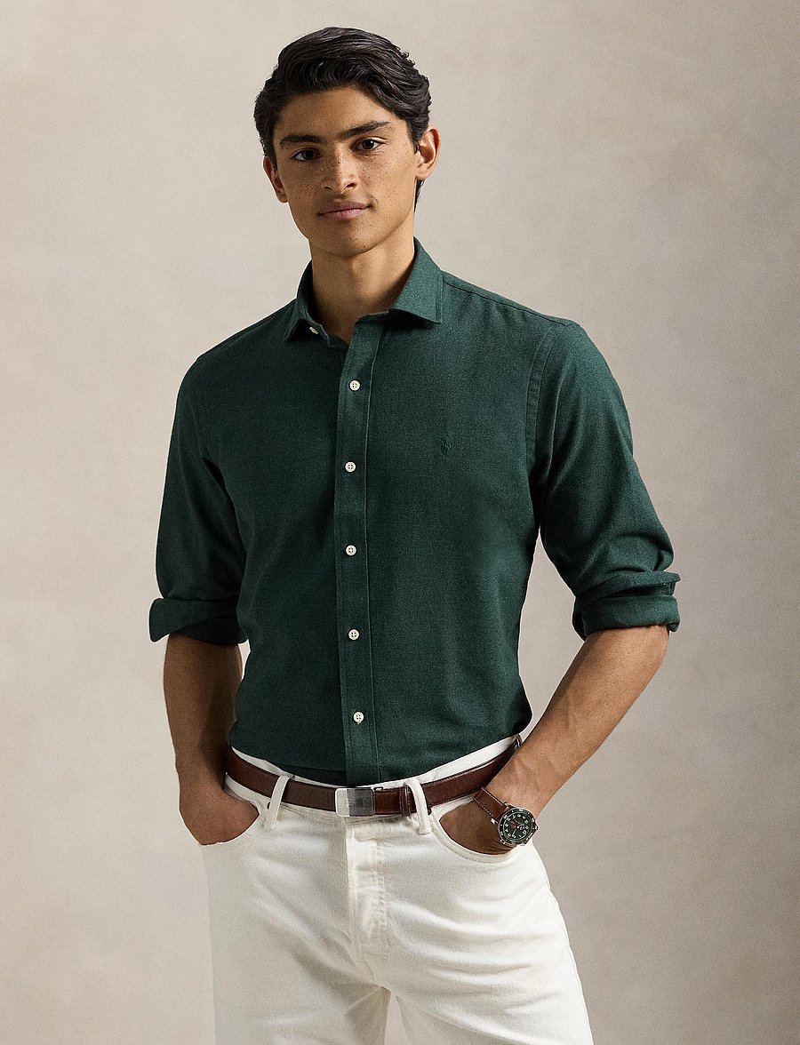 Polo Ralph Lauren - Custom Fit Performance Twill Shirt - casual hemden - 6545p landmark gr - 3