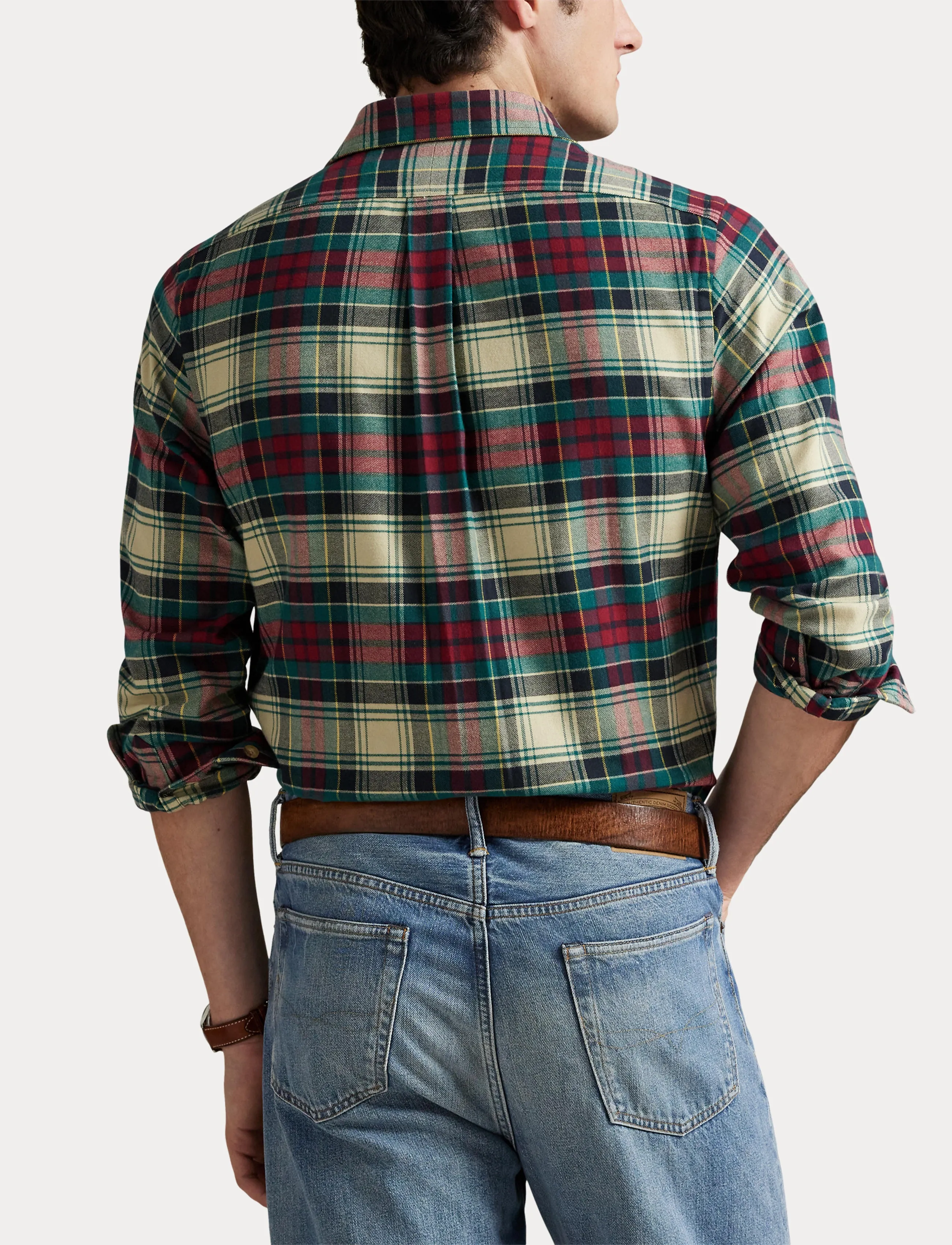 Polo Ralph Lauren Custom Fit Plaid Performance Shirt mönstrade skjortor herr – bild 6