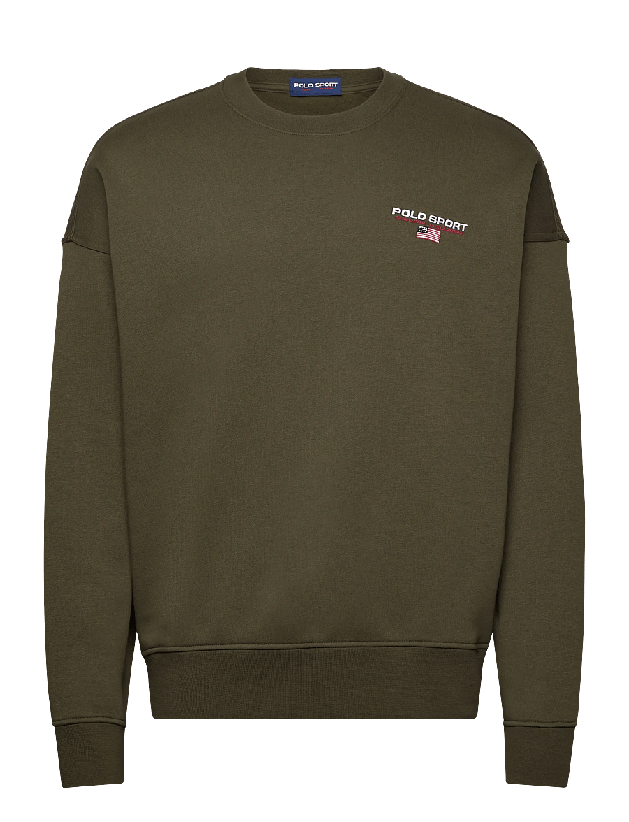 Polo Ralph Lauren - Relaxed Fit Polo Sport Fleece Sweatshirt - sweats - company olive - 0
