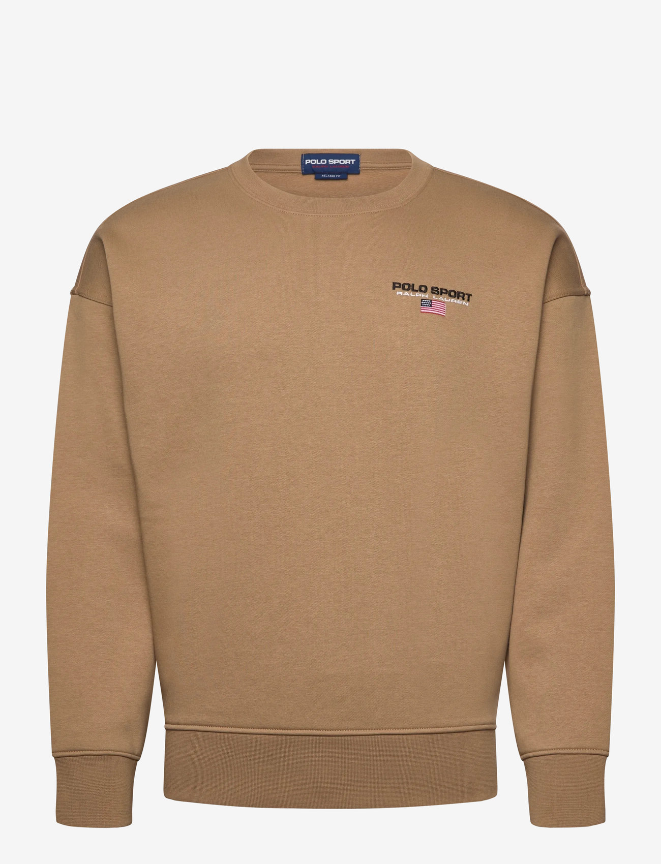 Polo Ralph Lauren - Relaxed Fit Polo Sport Fleece Sweatshirt - shop efter anledning - desert khaki - 1