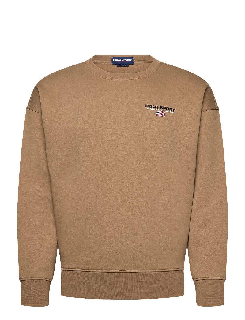Polo Ralph Lauren - Relaxed Fit Polo Sport Fleece Sweatshirt - shop efter anledning - desert khaki - 1