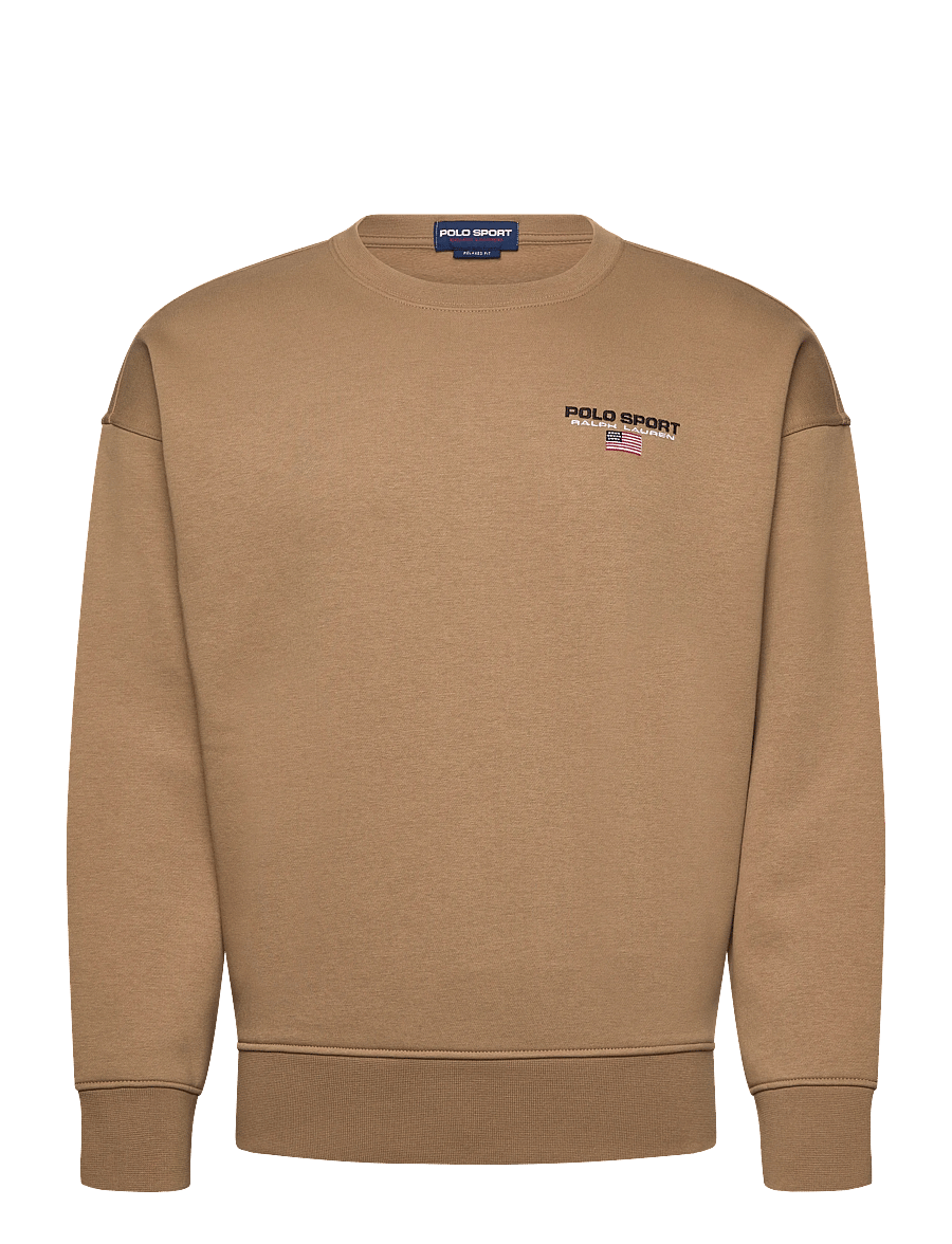 Polo Ralph Lauren - Relaxed Fit Polo Sport Fleece Sweatshirt - shop efter anledning - desert khaki - 1