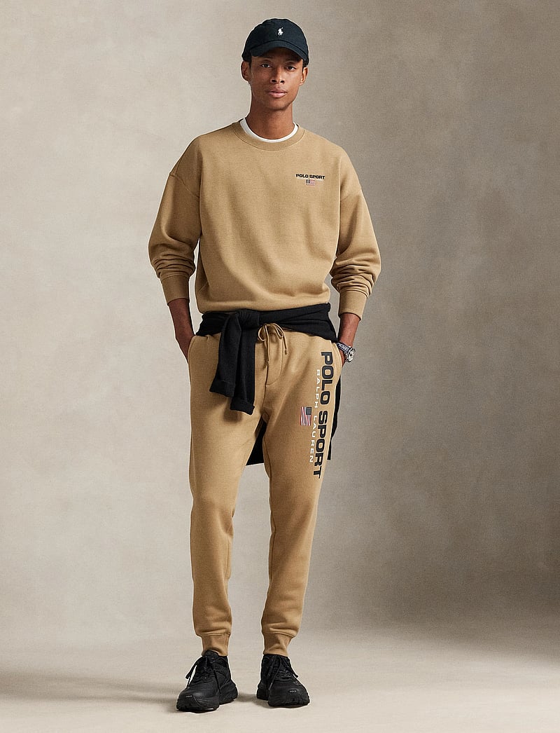 Polo Ralph Lauren - Relaxed Fit Polo Sport Fleece Sweatshirt - shop efter anledning - desert khaki - 4