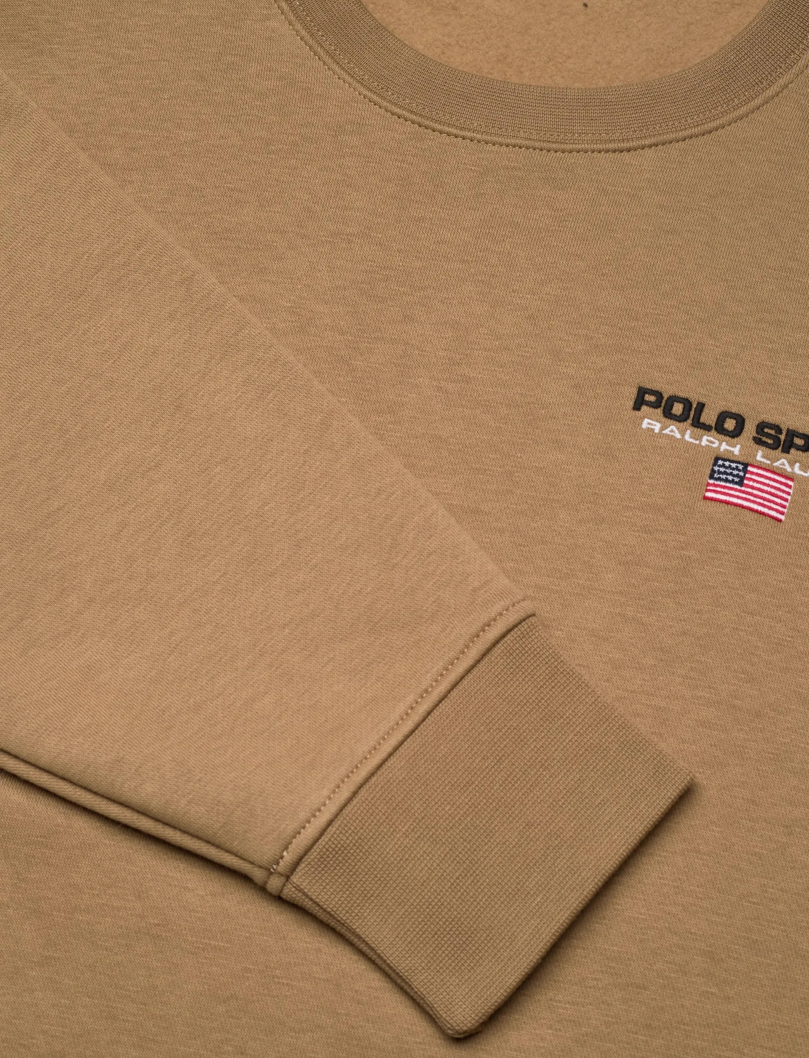 Polo Ralph Lauren - Relaxed Fit Polo Sport Fleece Sweatshirt - shop efter anledning - desert khaki - 5