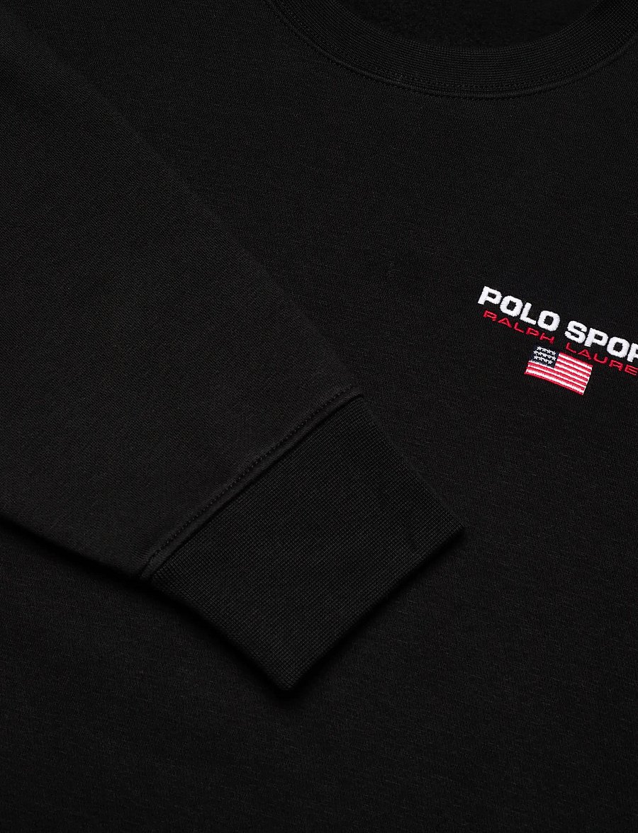 Polo Ralph Lauren - Relaxed Fit Polo Sport Fleece Sweatshirt - shop efter anledning - polo black/white - 4