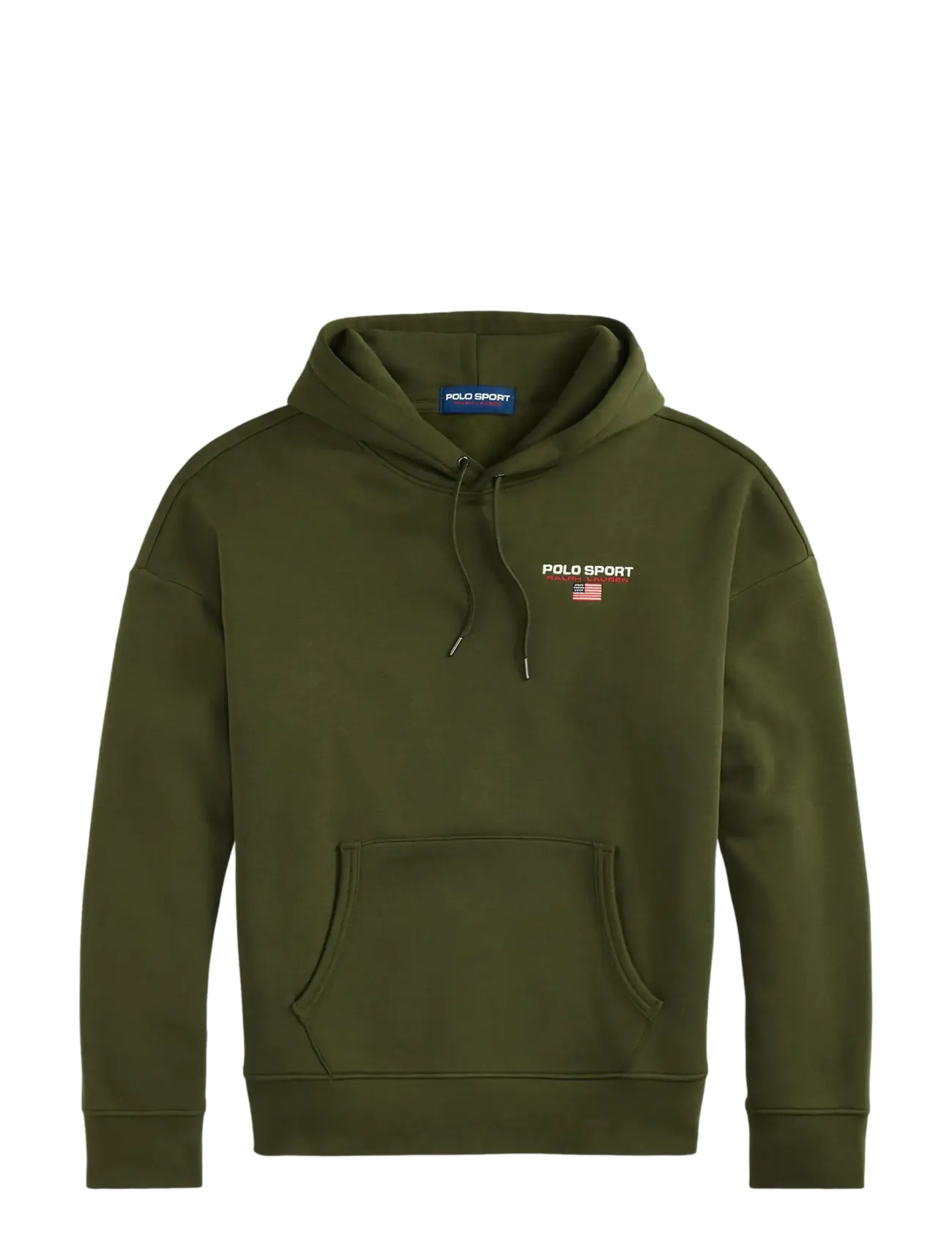 Relaxed Fit Polo Sport Hoodie - COMPANY OLIVE