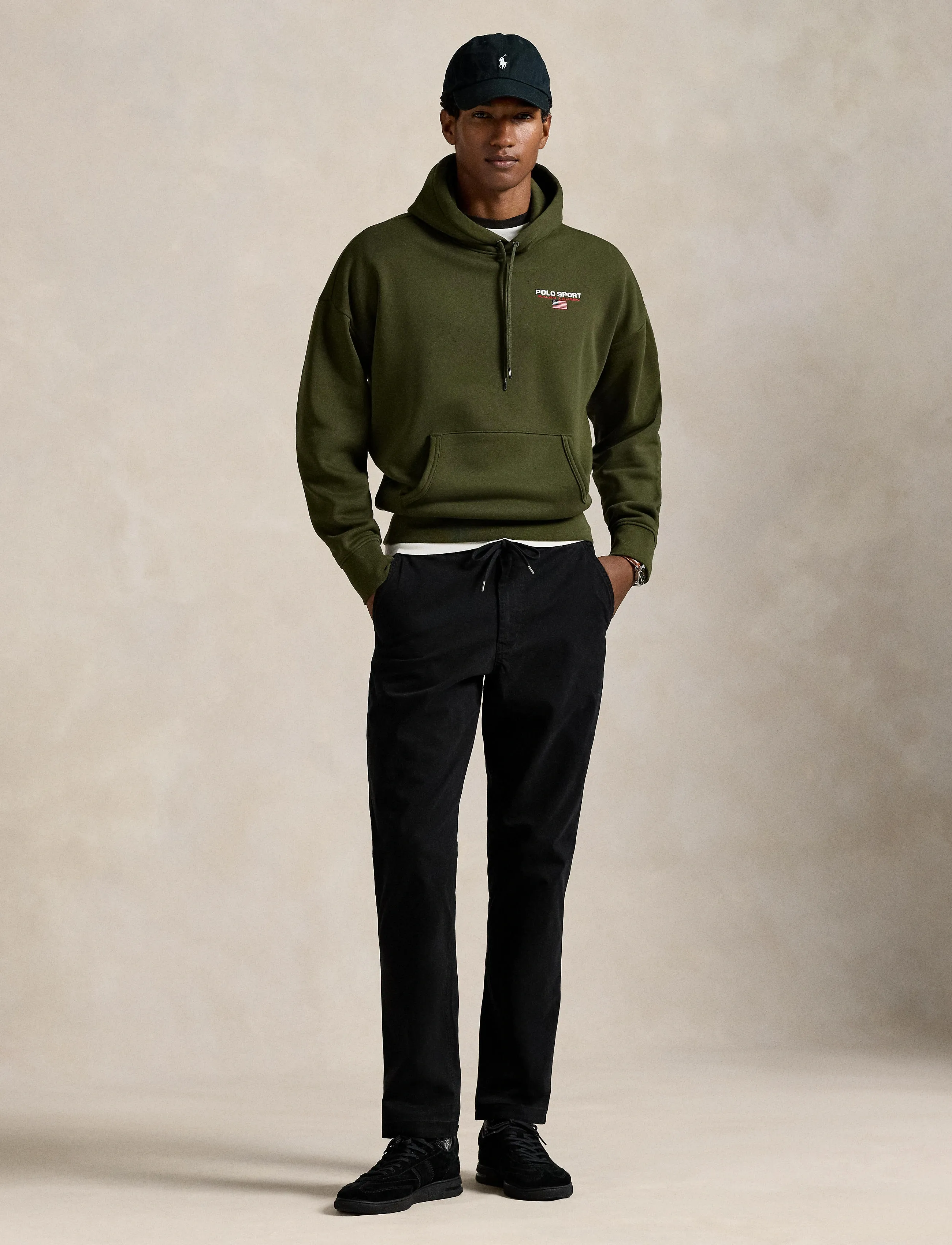 Polo Ralph Lauren - Relaxed Fit Polo Sport Hoodie - hoodies - company olive - 3