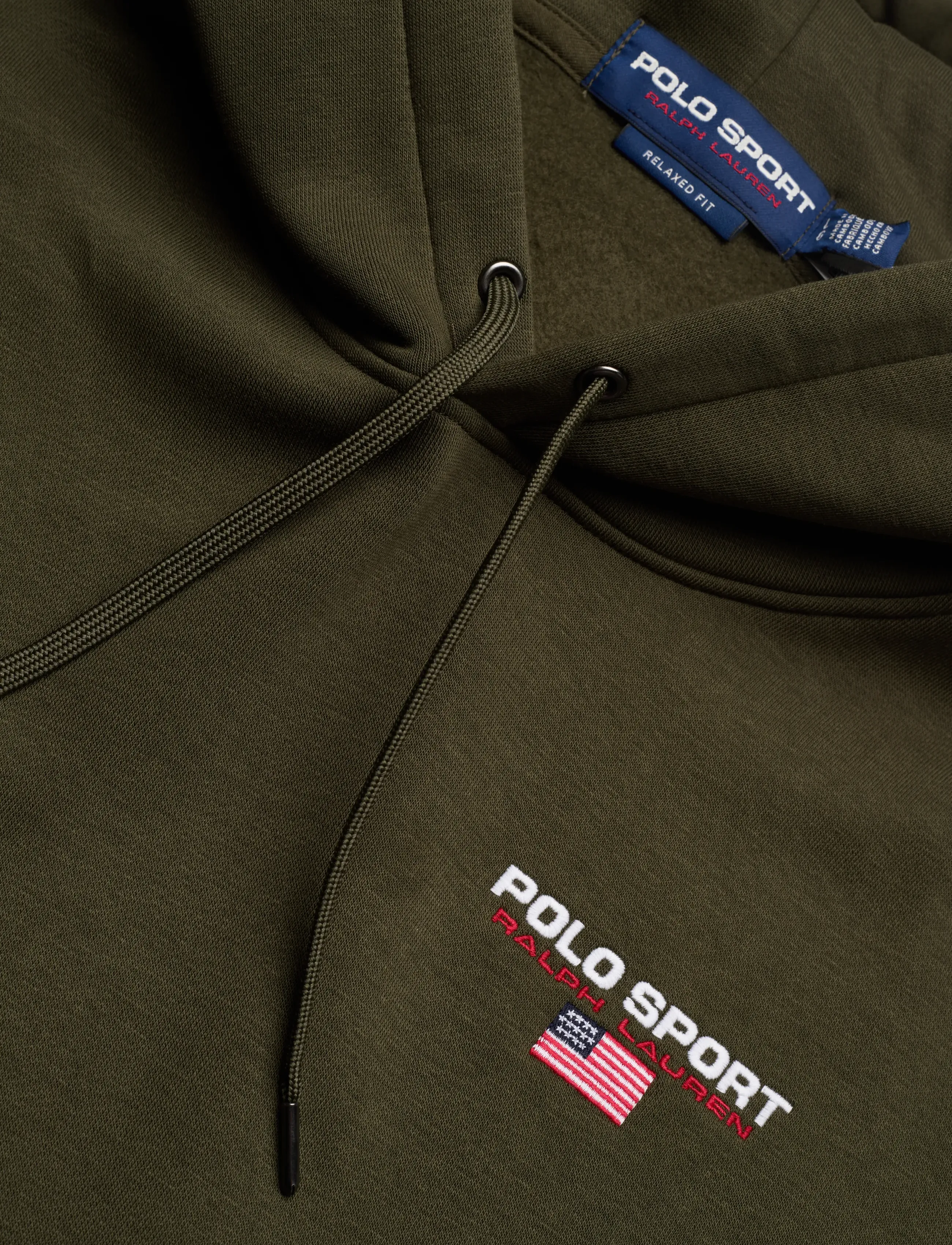 Polo Ralph Lauren - Relaxed Fit Polo Sport Hoodie - hoodies - company olive - 4