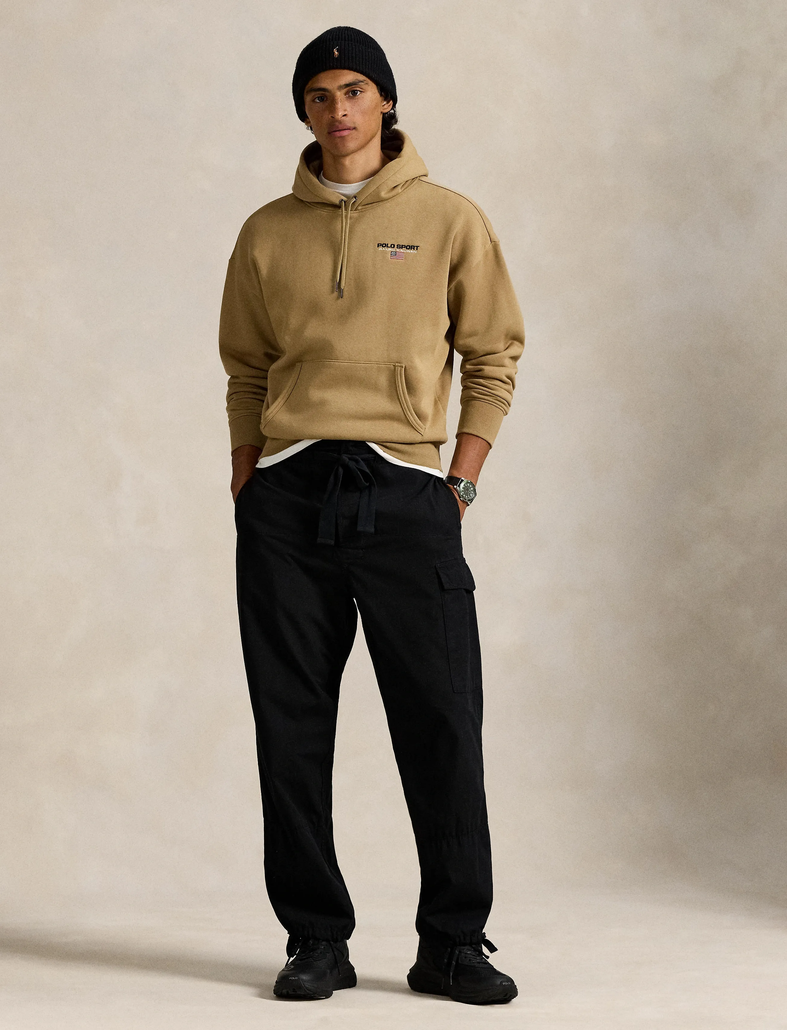 Polo Ralph Lauren - Relaxed Fit Polo Sport Hoodie - desert khaki - 3