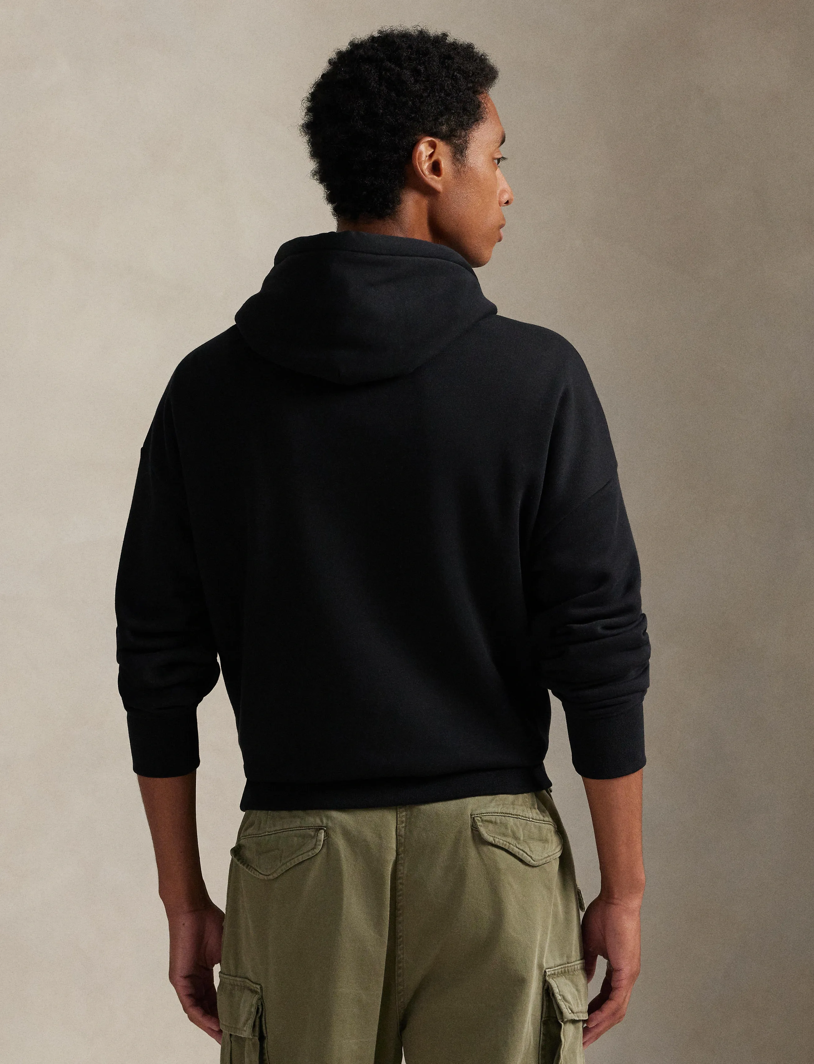 Polo Ralph Lauren - Relaxed Fit Polo Sport Hoodie - hættetrøjer - polo black/white - 2