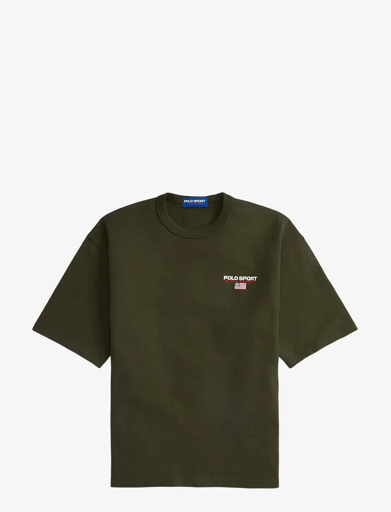 Polo Ralph Lauren - Relaxed Fit Polo Sport Jersey T-Shirt - stutterma bolir - company olive - 1