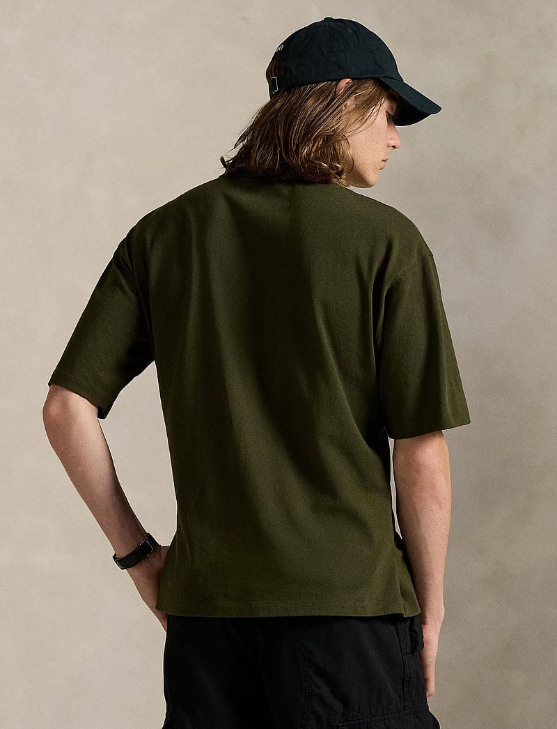 Polo Ralph Lauren - Relaxed Fit Polo Sport Jersey T-Shirt - stutterma bolir - company olive - 2