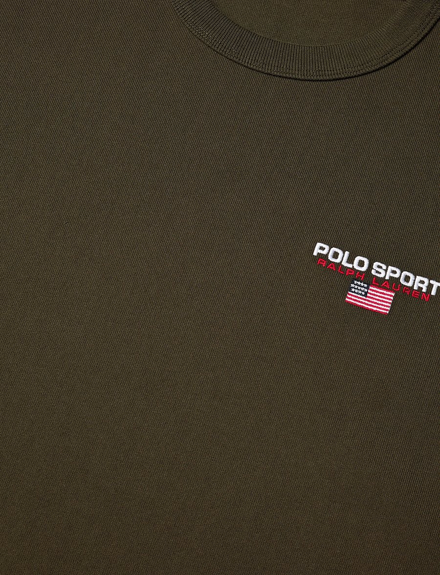 Polo Ralph Lauren - Relaxed Fit Polo Sport Jersey T-Shirt - lühikeste varrukatega t-särgid - company olive - 4