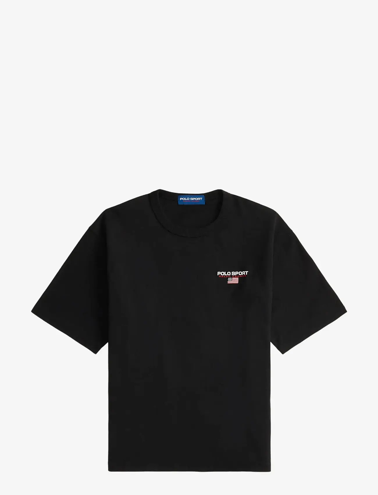 Polo Ralph Lauren - Relaxed Fit Polo Sport Jersey T-Shirt - kortärmade t-shirts - polo black/white - 1