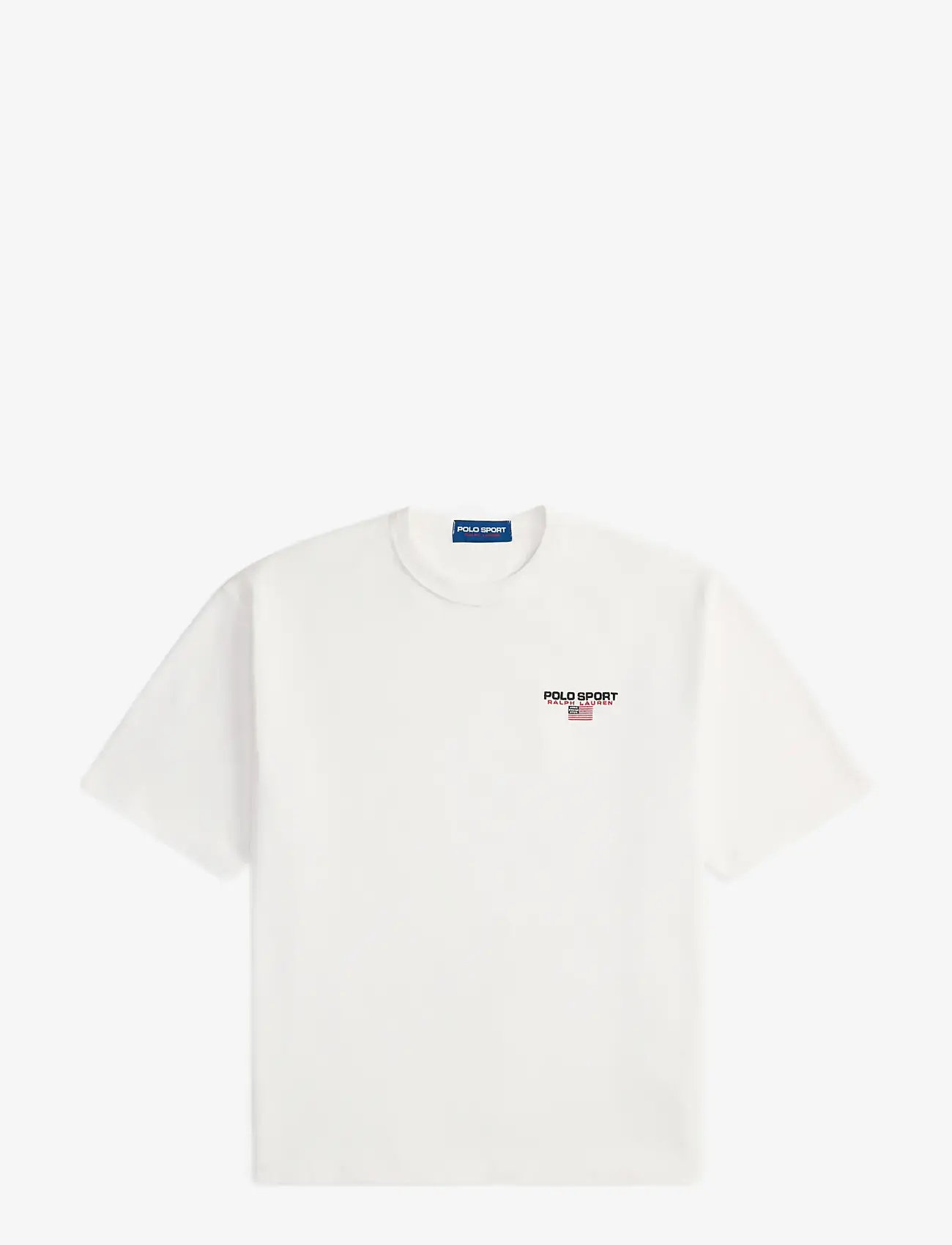 Polo Ralph Lauren - Relaxed Fit Polo Sport Jersey T-Shirt - kortärmade t-shirts - white - 1