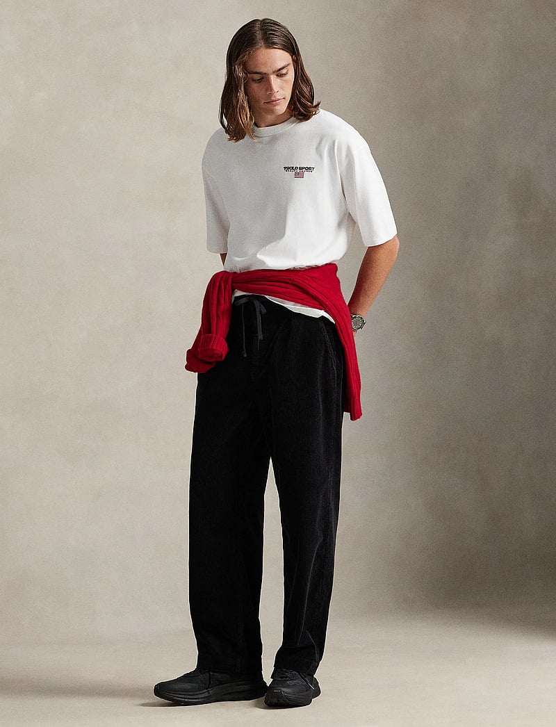 Polo Ralph Lauren - Relaxed Fit Polo Sport Jersey T-Shirt - kortärmade t-shirts - white - 3