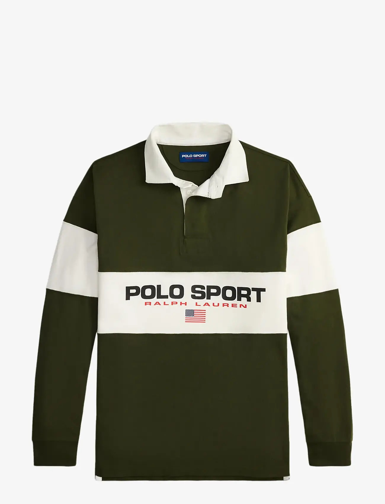 Polo Ralph Lauren - Big Fit Polo Sport Rugby Shirt - langärmelig - company olive - 1