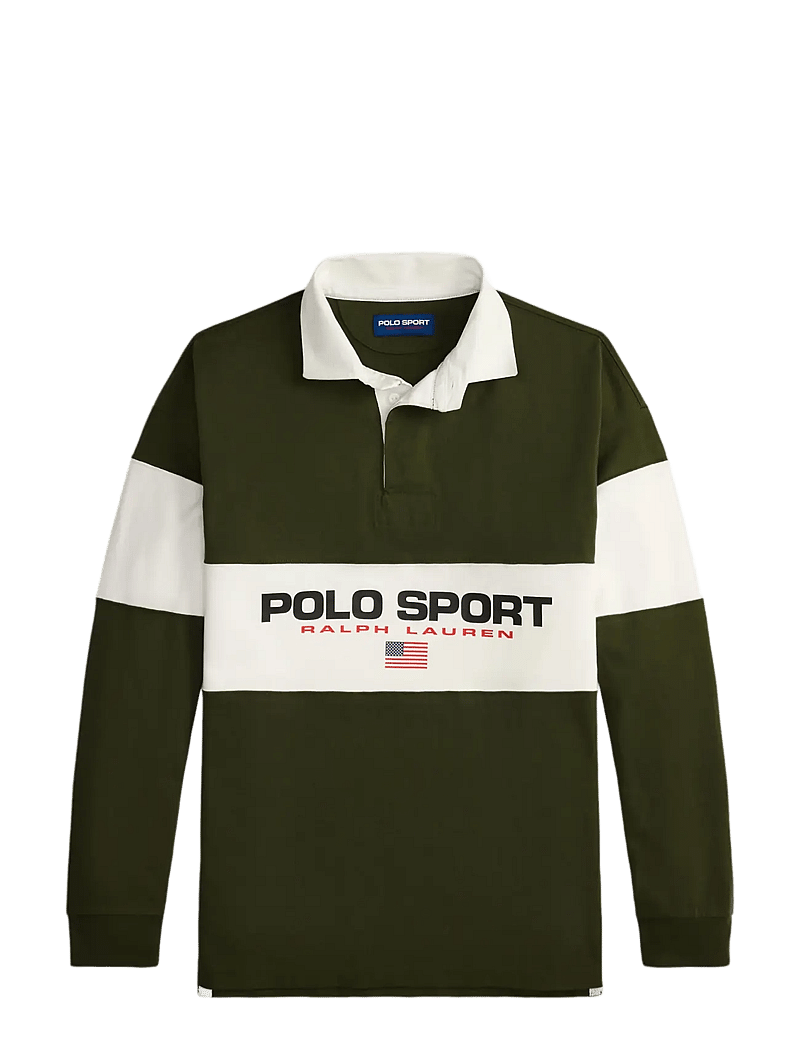 Polo Ralph Lauren - Big Fit Polo Sport Rugby Shirt - langärmelig - company olive - 1