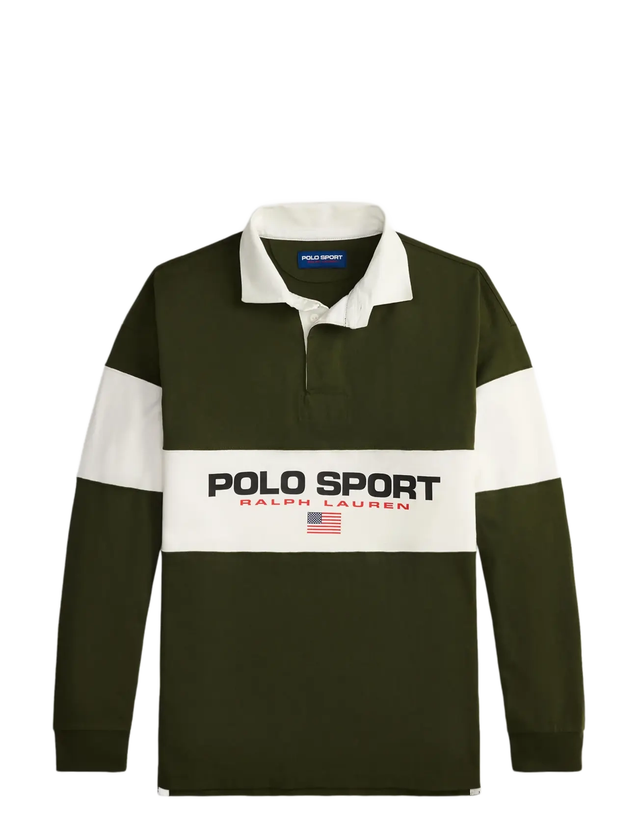Polo Ralph Lauren Big Fit Polo Sport Rugby Shirt - Poloer - COMPANY OLIVE / green