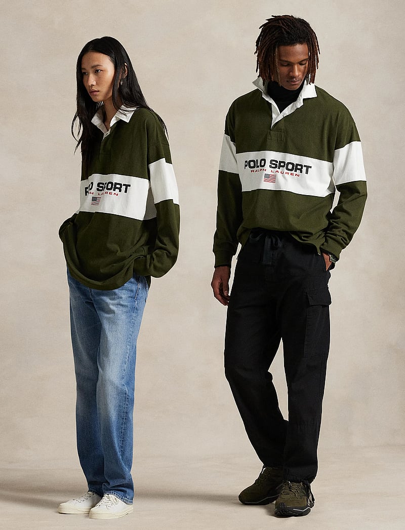 Polo Ralph Lauren - Big Fit Polo Sport Rugby Shirt - langärmelig - company olive - 3