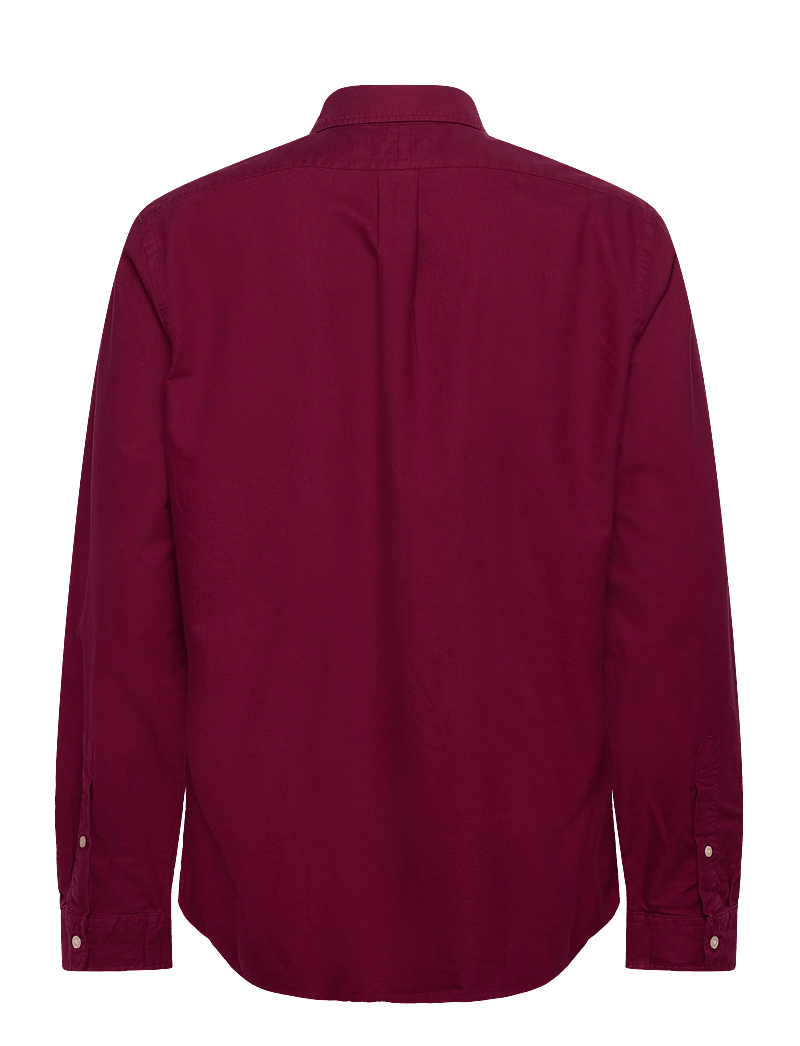Polo Ralph Lauren - Custom Fit Polo Sport Oxford Shirt - oxford-kauluspaidat - soft wine - 1