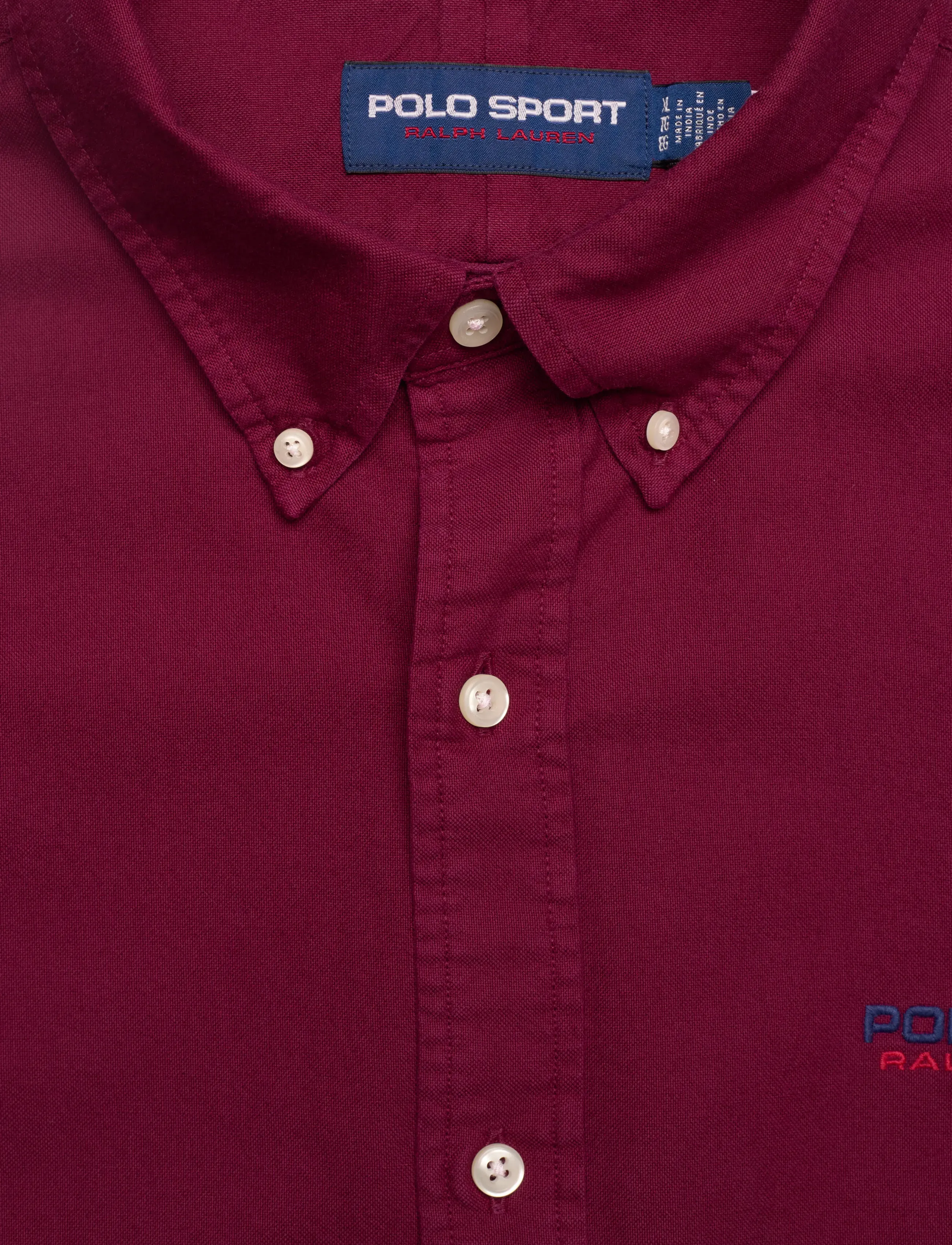 Polo Ralph Lauren - Custom Fit Polo Sport Oxford Shirt - oxford skjorter - soft wine - 2