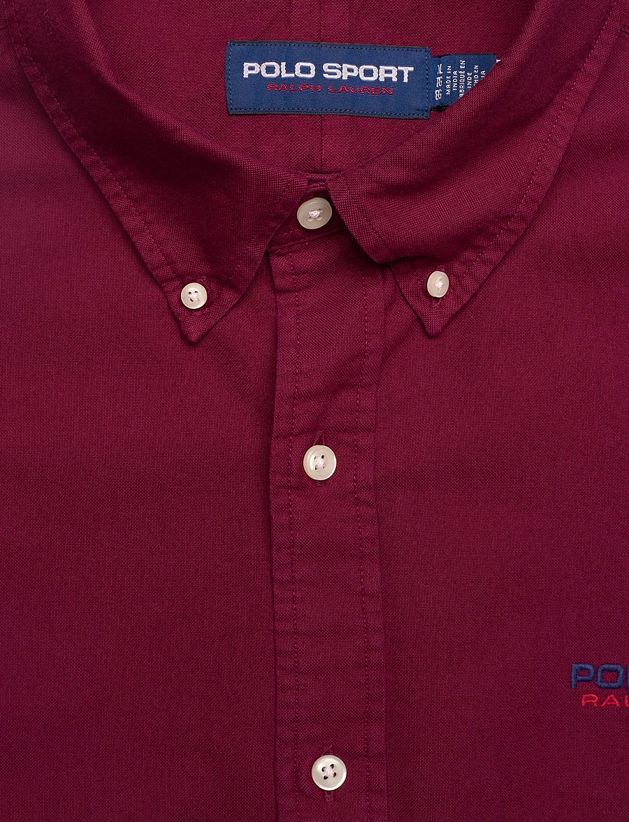 Polo Ralph Lauren - Custom Fit Polo Sport Oxford Shirt - oxford skjorter - soft wine - 2