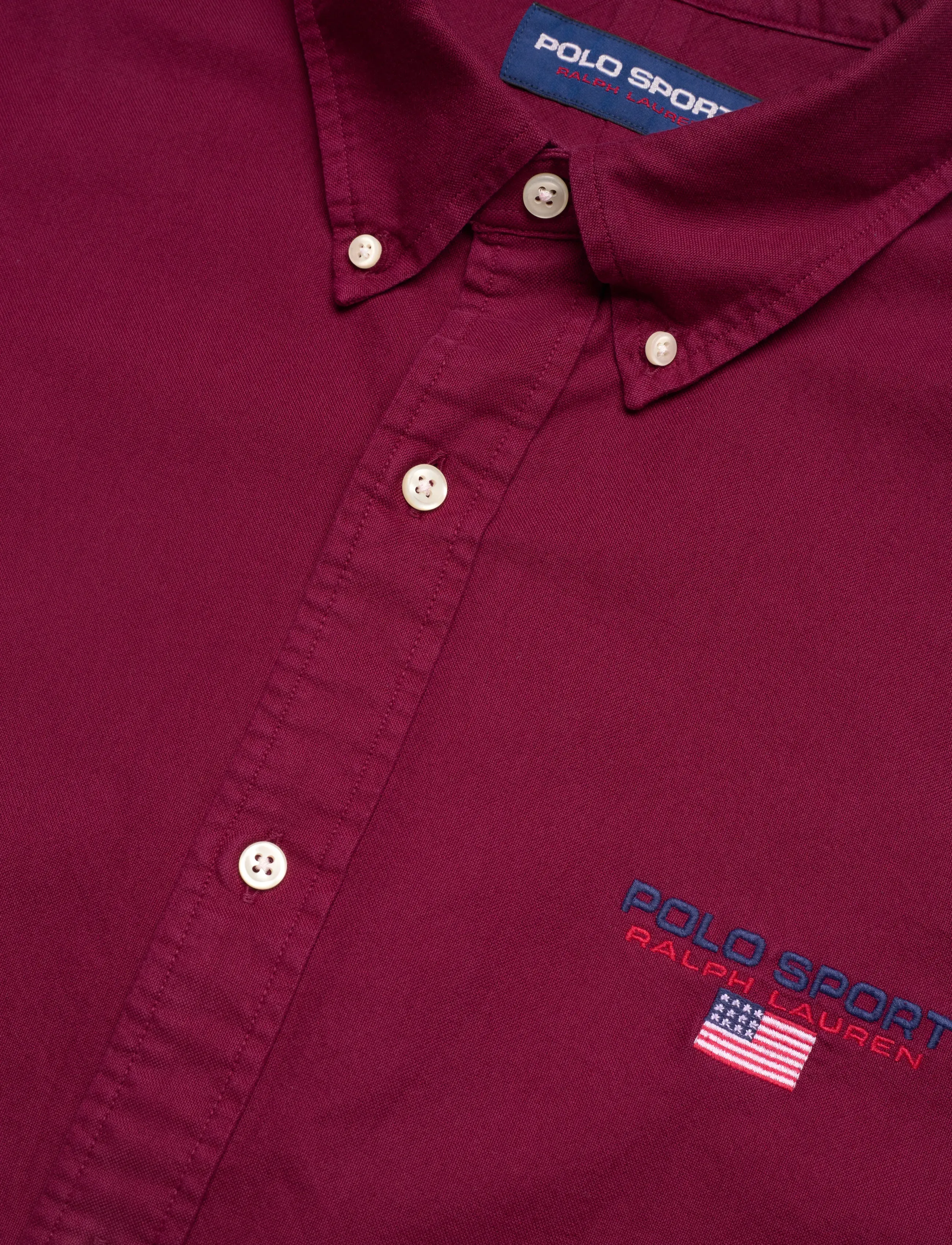 Polo Ralph Lauren - Custom Fit Polo Sport Oxford Shirt - oxford skjorter - soft wine - 3