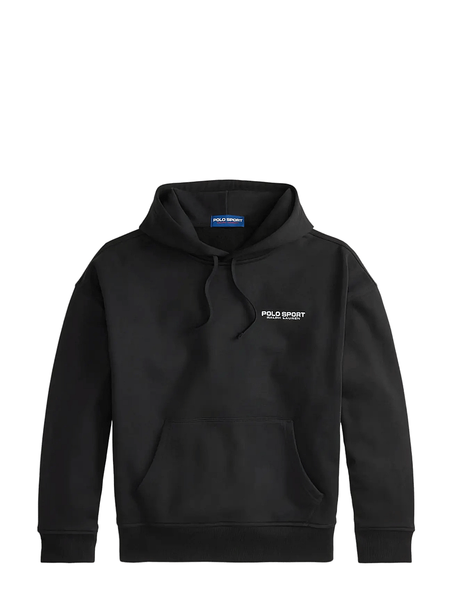 Polo Ralph Lauren - Relaxed Fit Polo Sport Fleece Hoodie - džemperiai su gobtuvu - polo black/white - 1
