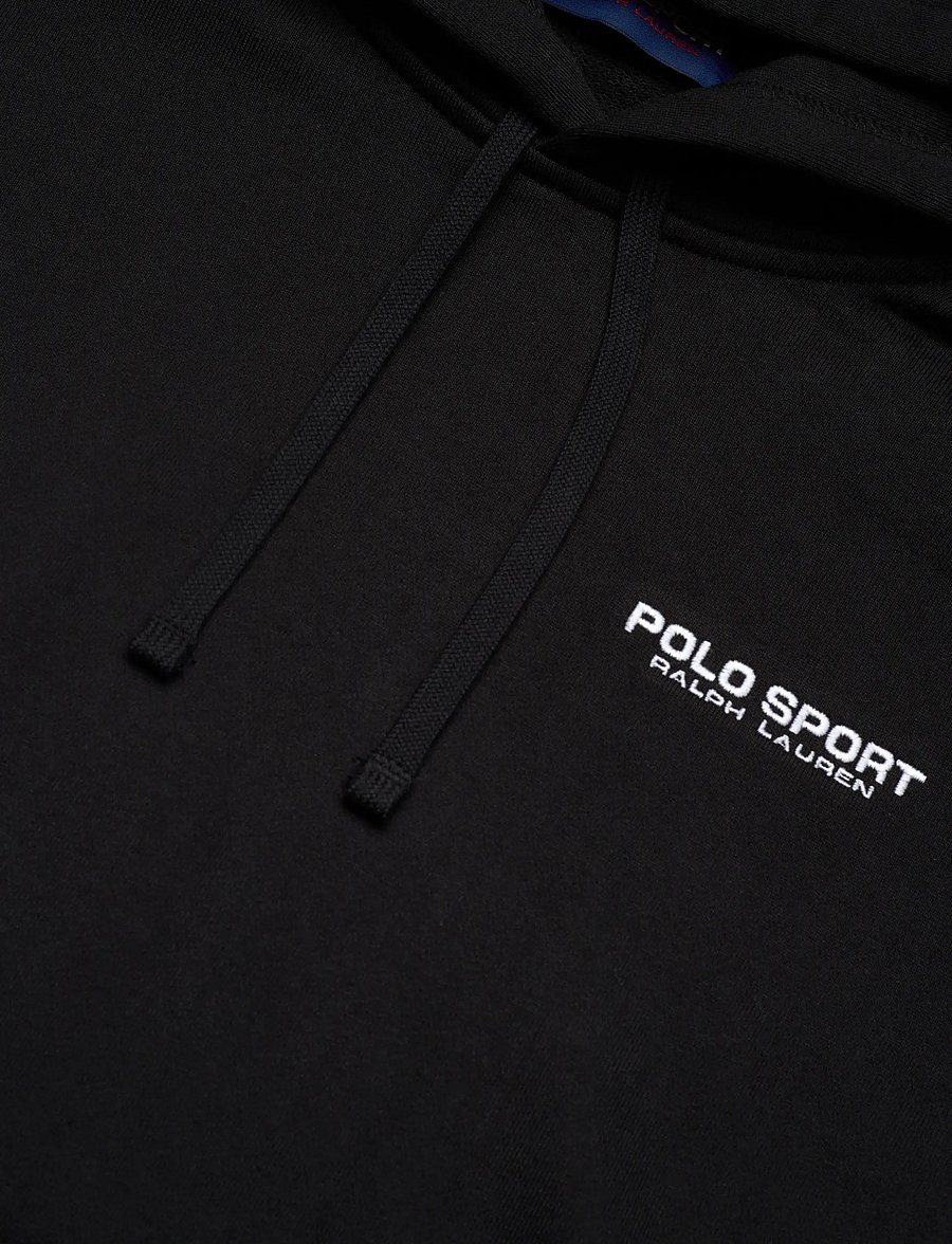 Polo Ralph Lauren - Relaxed Fit Polo Sport Fleece Hoodie - džemperiai su gobtuvu - polo black/white - 4