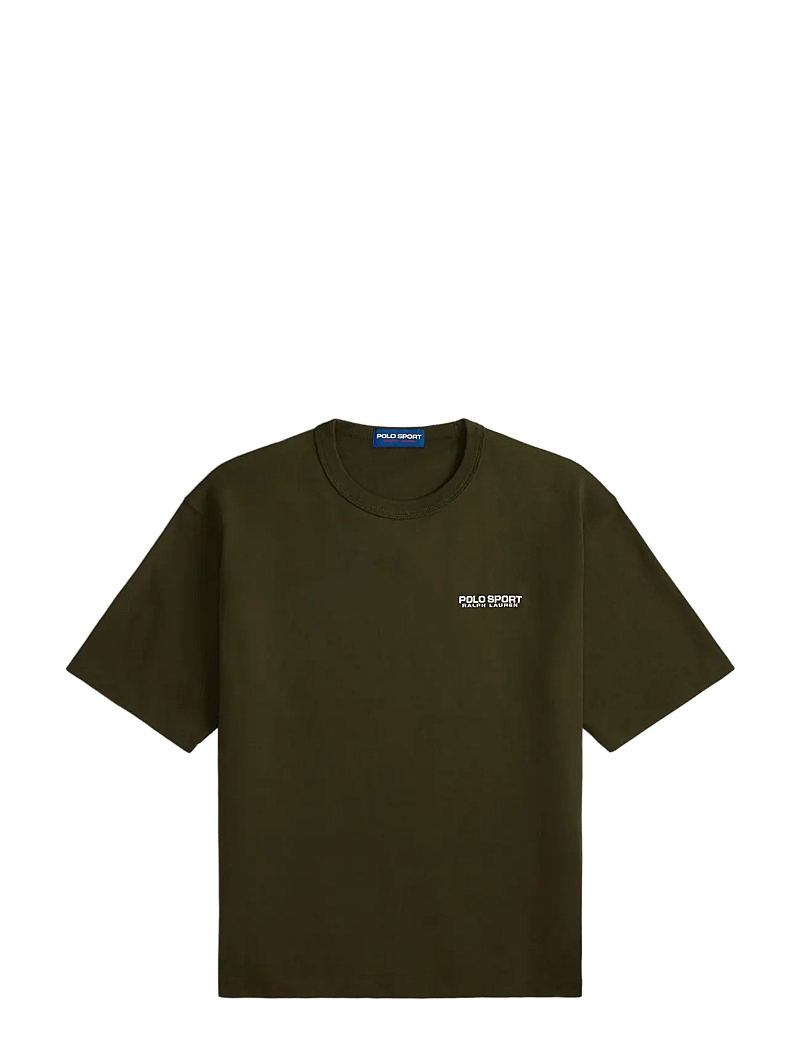 Polo Ralph Lauren - Relaxed Fit Polo Sport Jersey T-Shirt - kortærmede t-shirts - company olive - 1