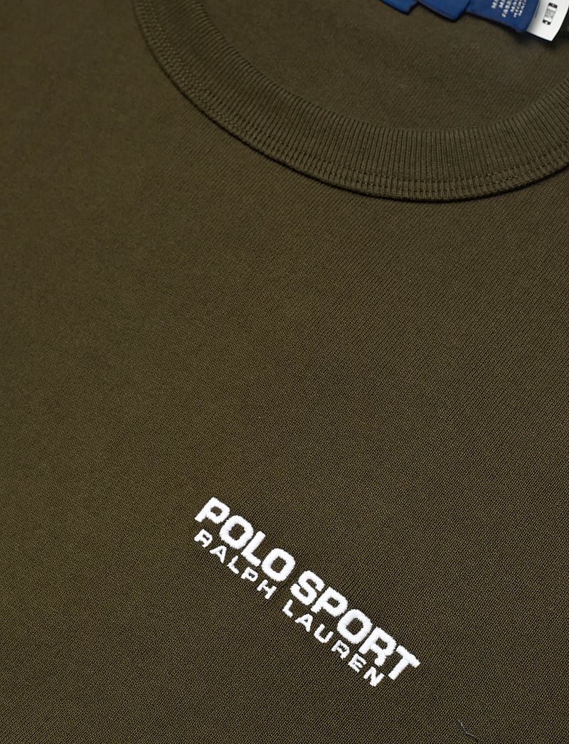 Polo Ralph Lauren - Relaxed Fit Polo Sport Jersey T-Shirt - kortærmede t-shirts - company olive - 4