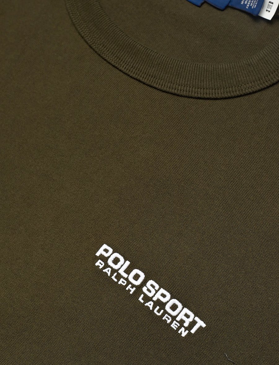 Polo Ralph Lauren - Relaxed Fit Polo Sport Jersey T-Shirt - lühikeste varrukatega t-särgid - company olive - 4