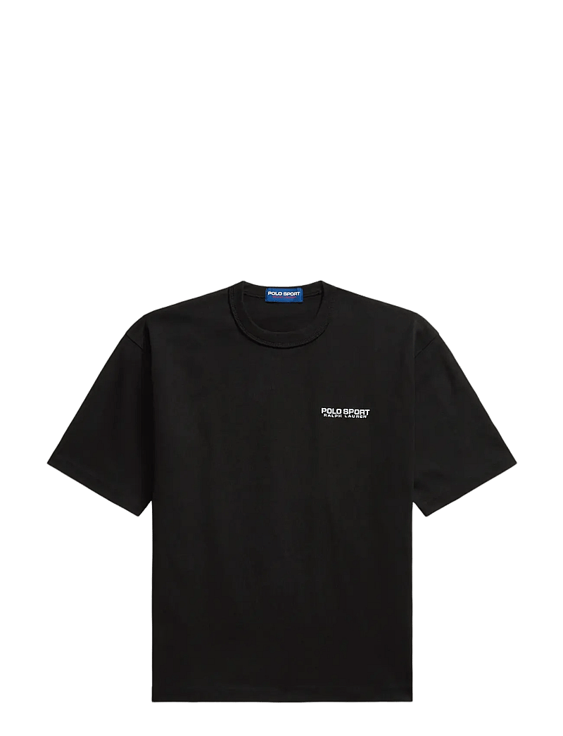 Polo Ralph Lauren - Relaxed Fit Polo Sport Jersey T-Shirt - kortærmede t-shirts - polo black/white - 1