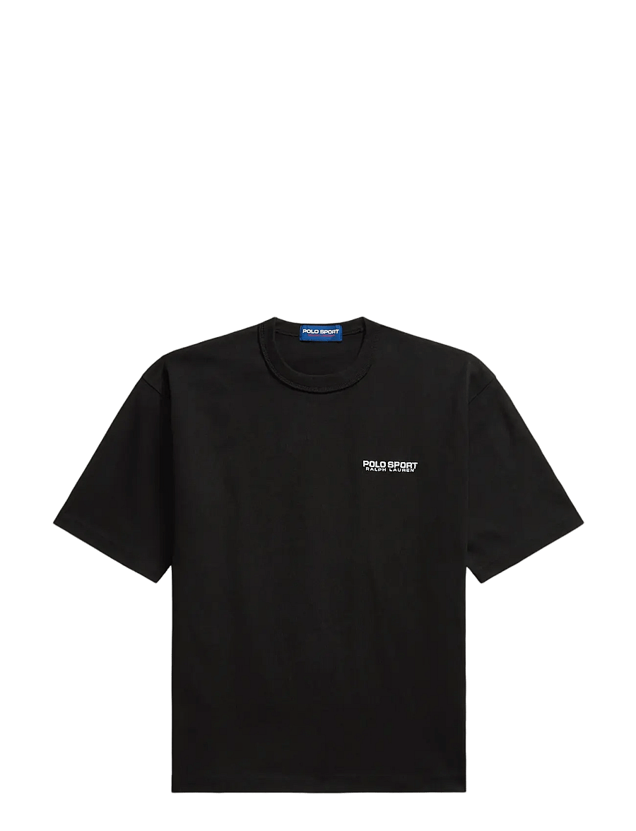Polo Ralph Lauren - Relaxed Fit Polo Sport Jersey T-Shirt - kurzärmelig - polo black/white - 1