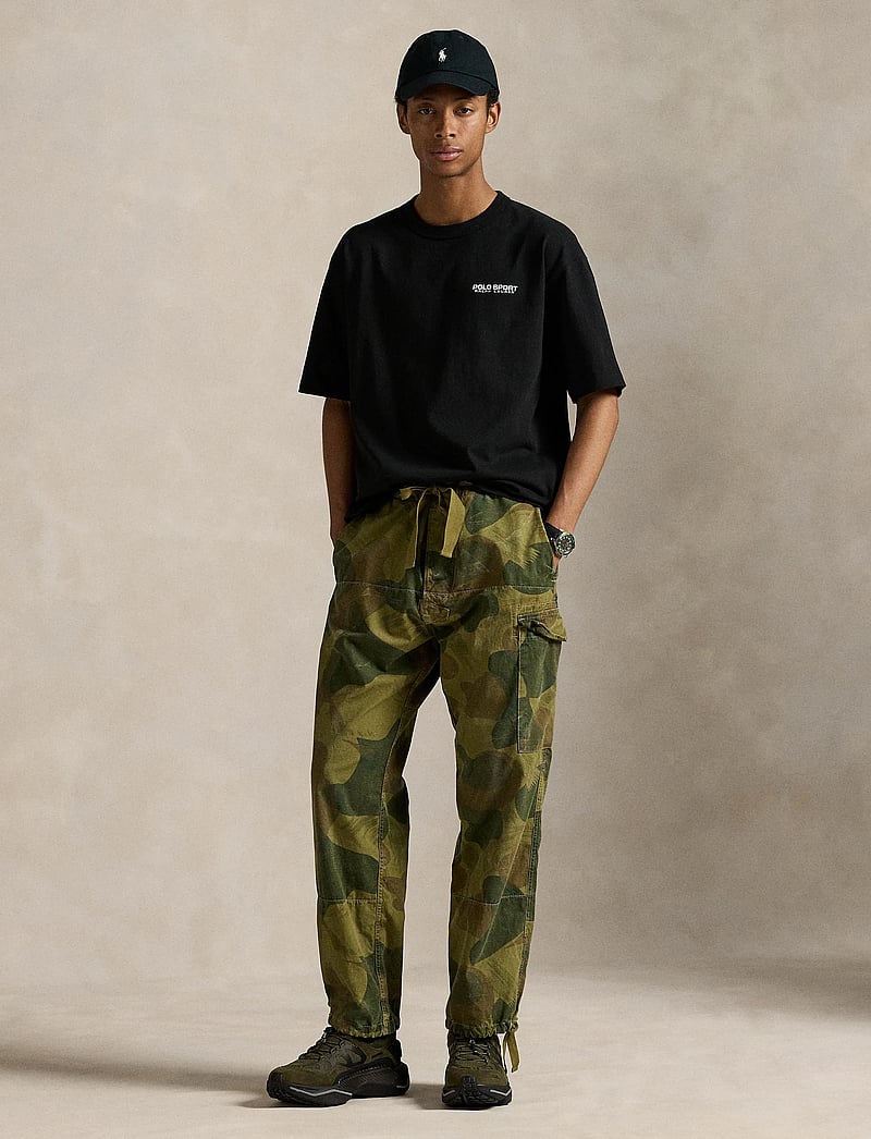 Polo Ralph Lauren - Relaxed Fit Polo Sport Jersey T-Shirt - kortærmede t-shirts - polo black/white - 3