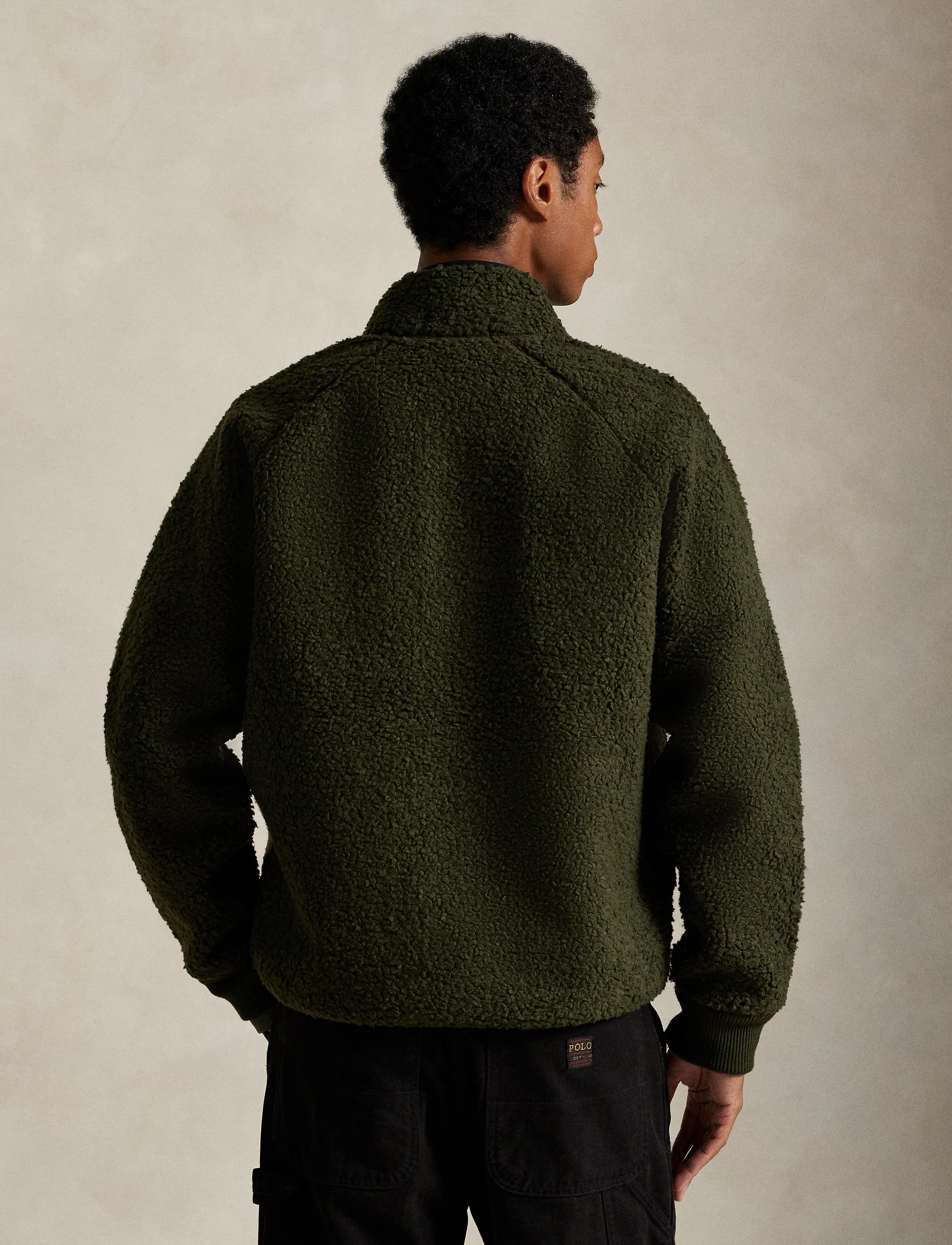 Polo Ralph Lauren - Polo Sport Pile Fleece Jacket - pulls en tissu peluche - company olive - 2