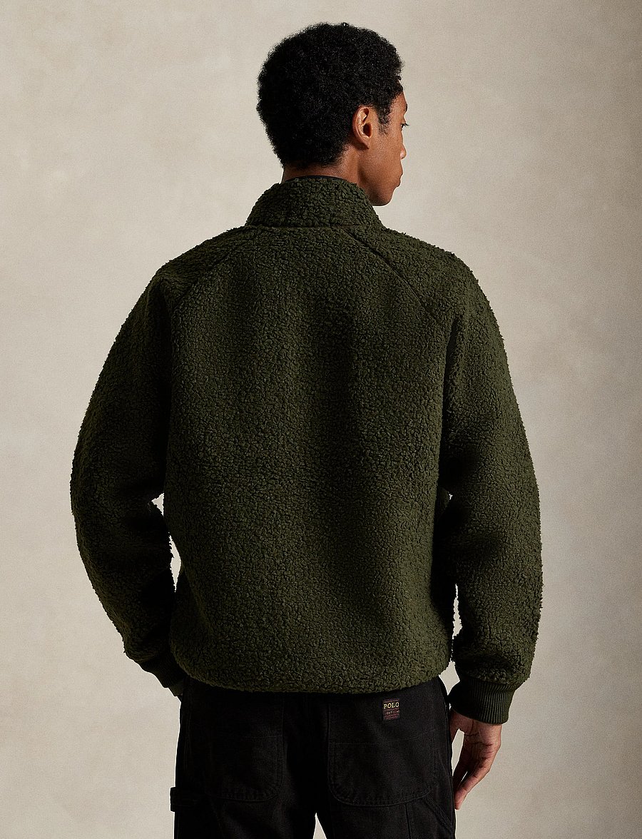 Polo Ralph Lauren - Polo Sport Pile Fleece Jacket - pulls en tissu peluche - company olive - 2