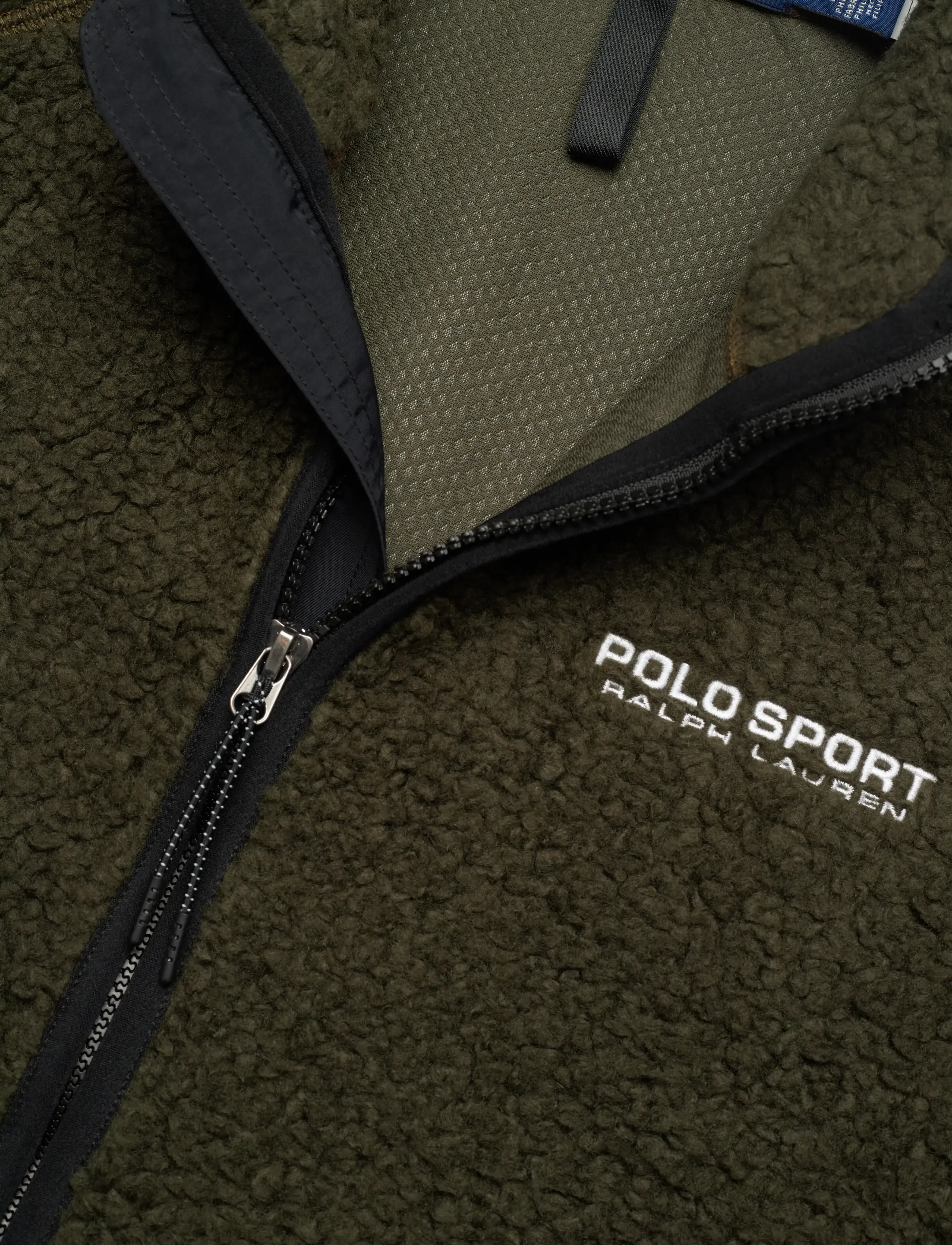 Polo Ralph Lauren - Polo Sport Pile Fleece Jacket - pulls en tissu peluche - company olive - 4