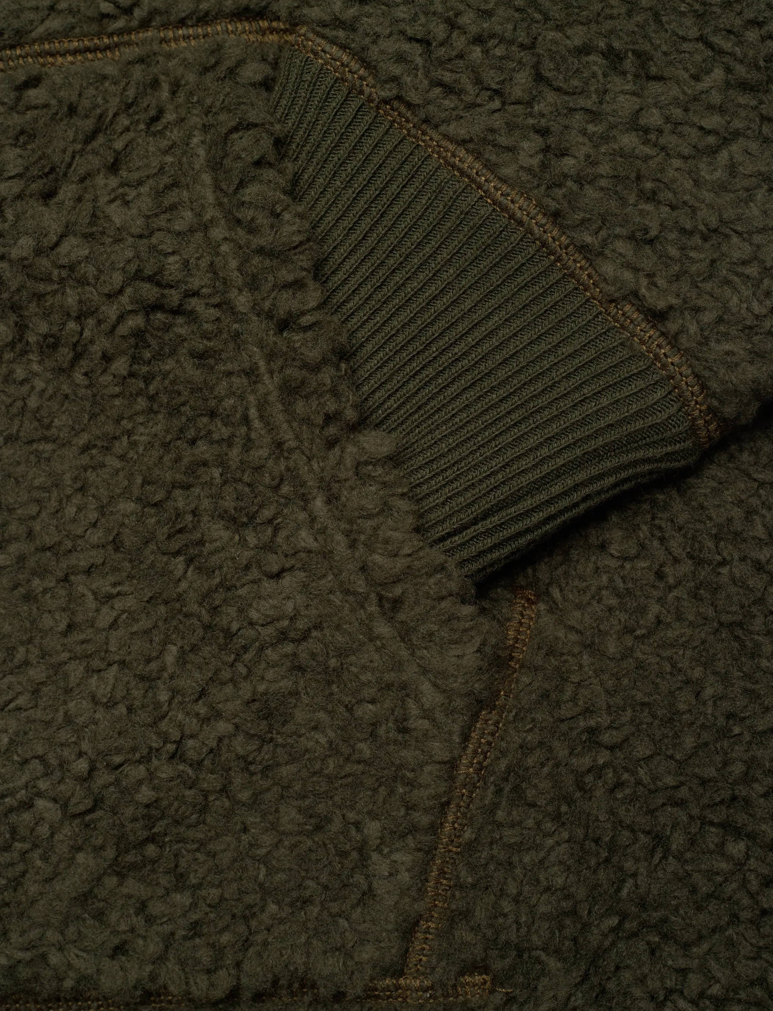 Polo Ralph Lauren - Polo Sport Pile Fleece Jacket - pulls en tissu peluche - company olive - 5