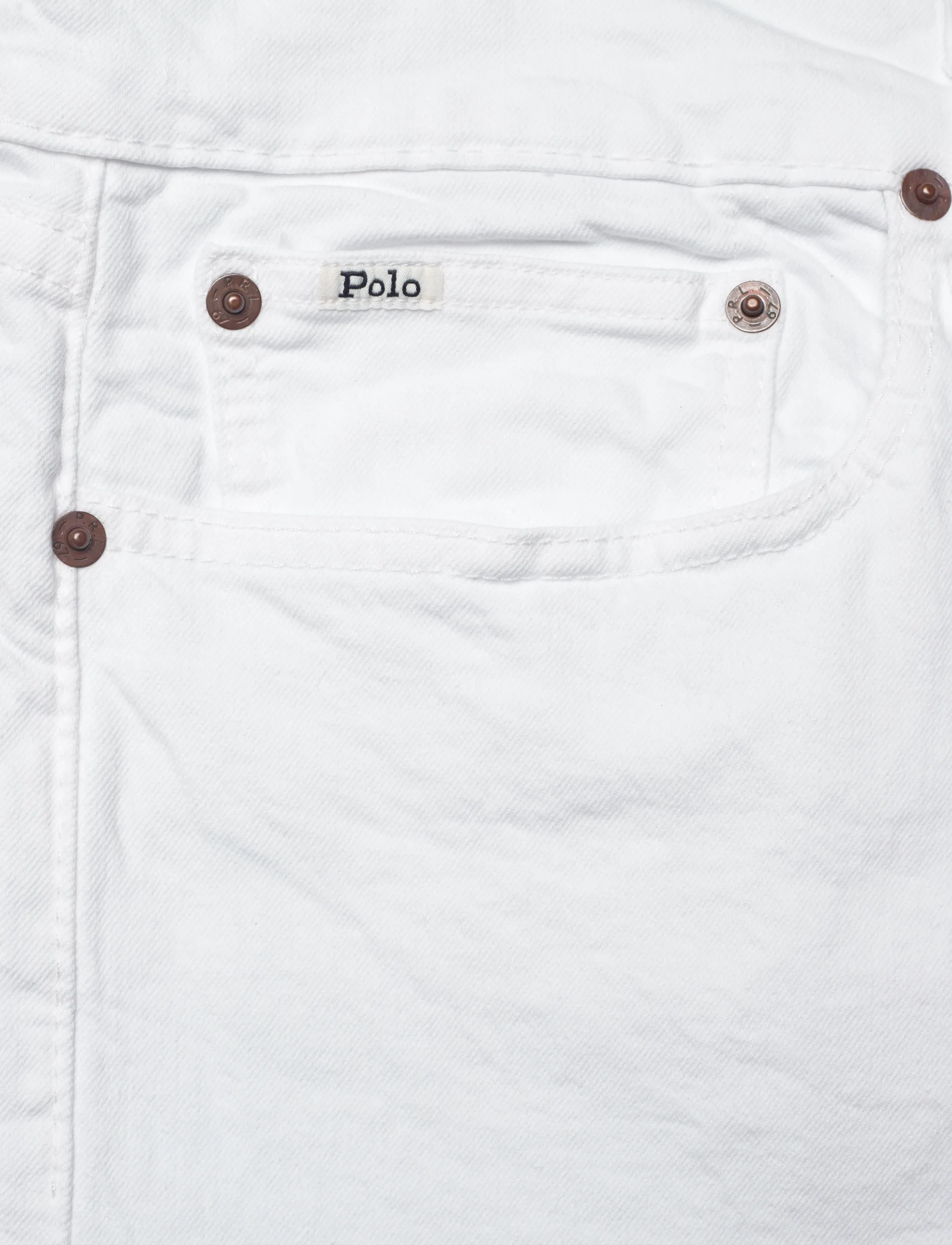Polo Ralph Lauren - LOW STR DENIM-HAMPTON R STRAIGHT - tavalised teksad - hdn white - 2