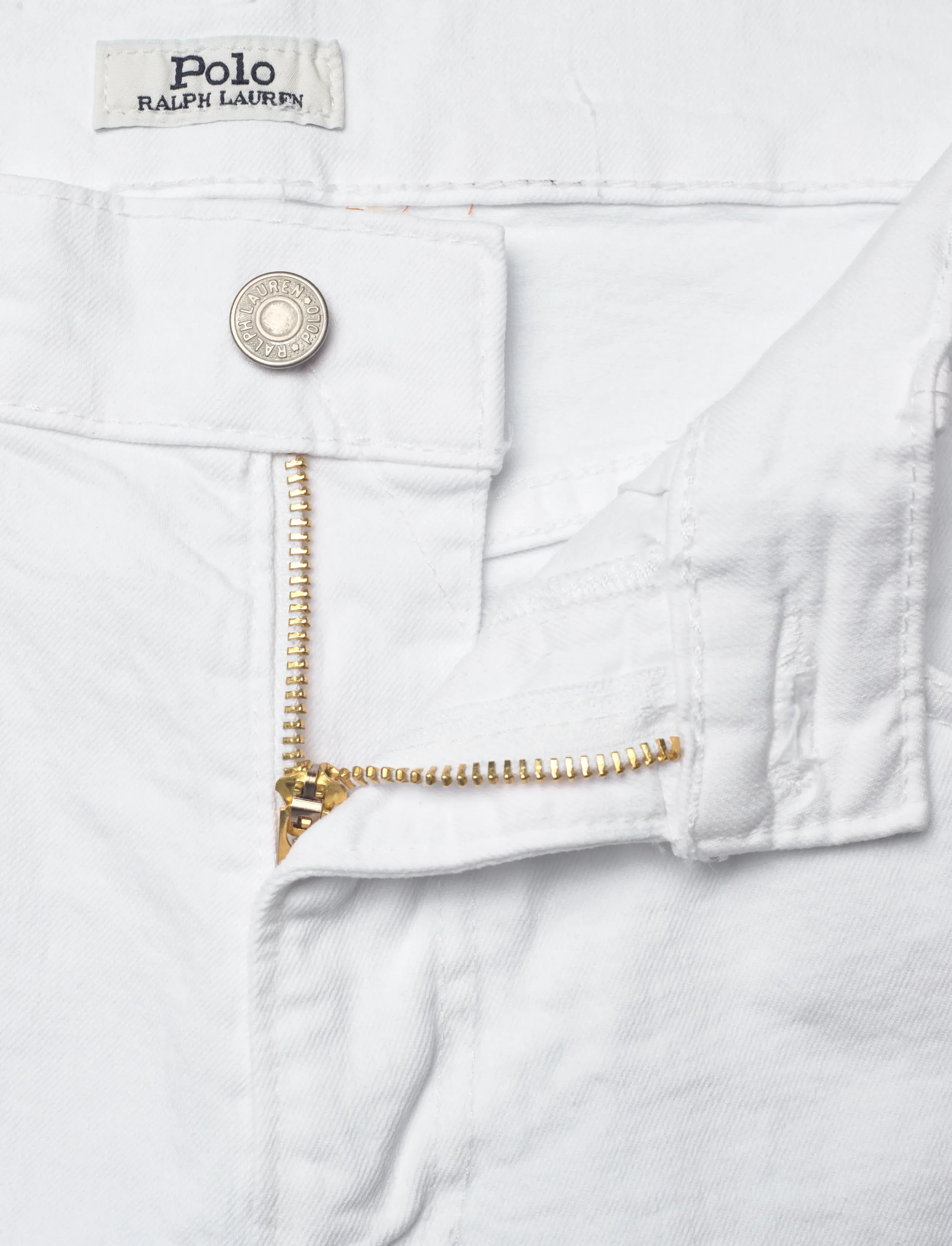 Polo Ralph Lauren - LOW STR DENIM-HAMPTON R STRAIGHT - tavalised teksad - hdn white - 3