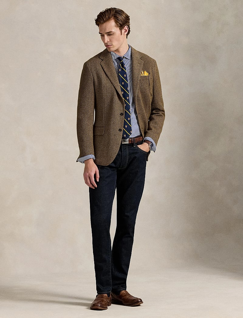 Polo Ralph Lauren - Custom Fit Striped Poplin Shirt - basic skjorter - 5846 blue/white - 0