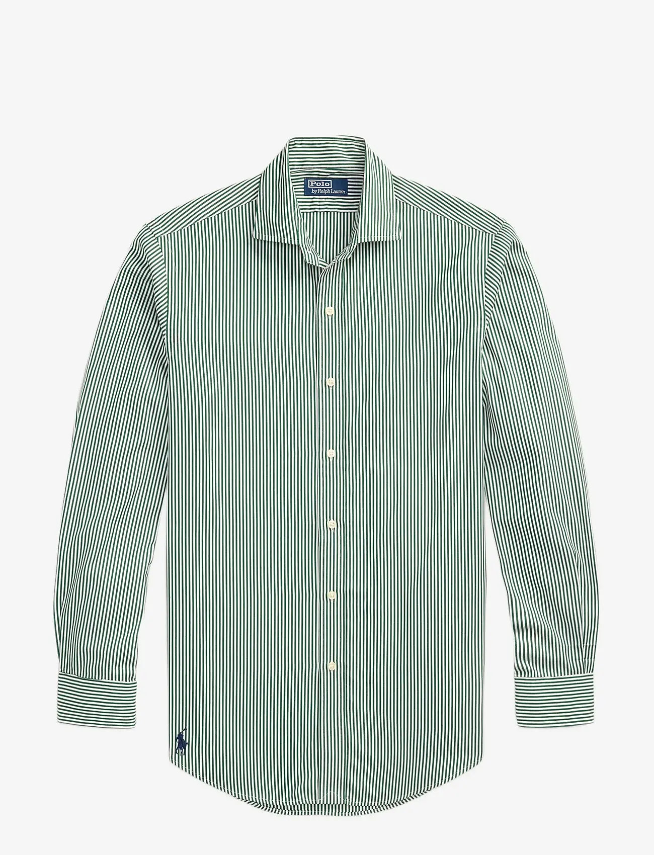 Polo Ralph Lauren - Custom Fit Striped Poplin Shirt - basic skjortor - 5846c new forest - 1